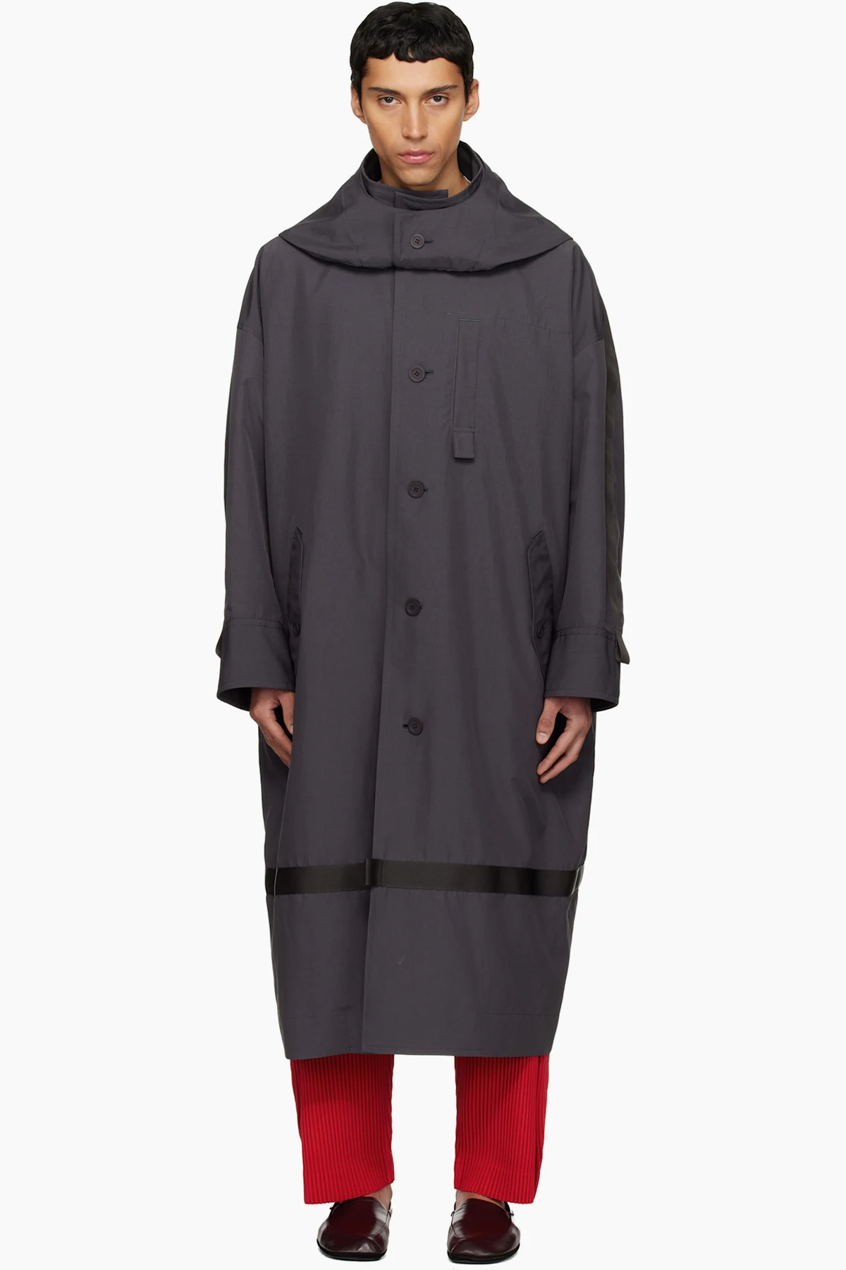 Gray Carrier Carried Coat