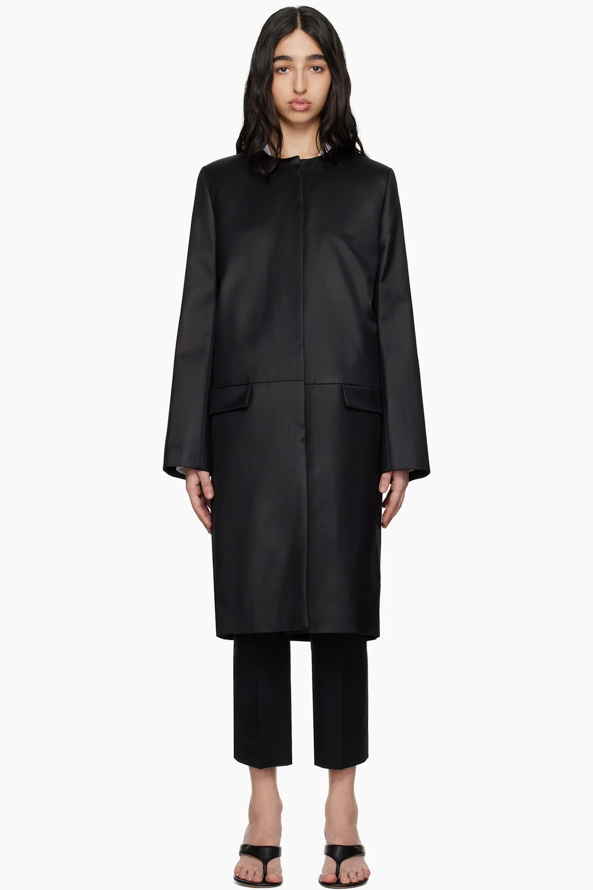Black Chintz Coat