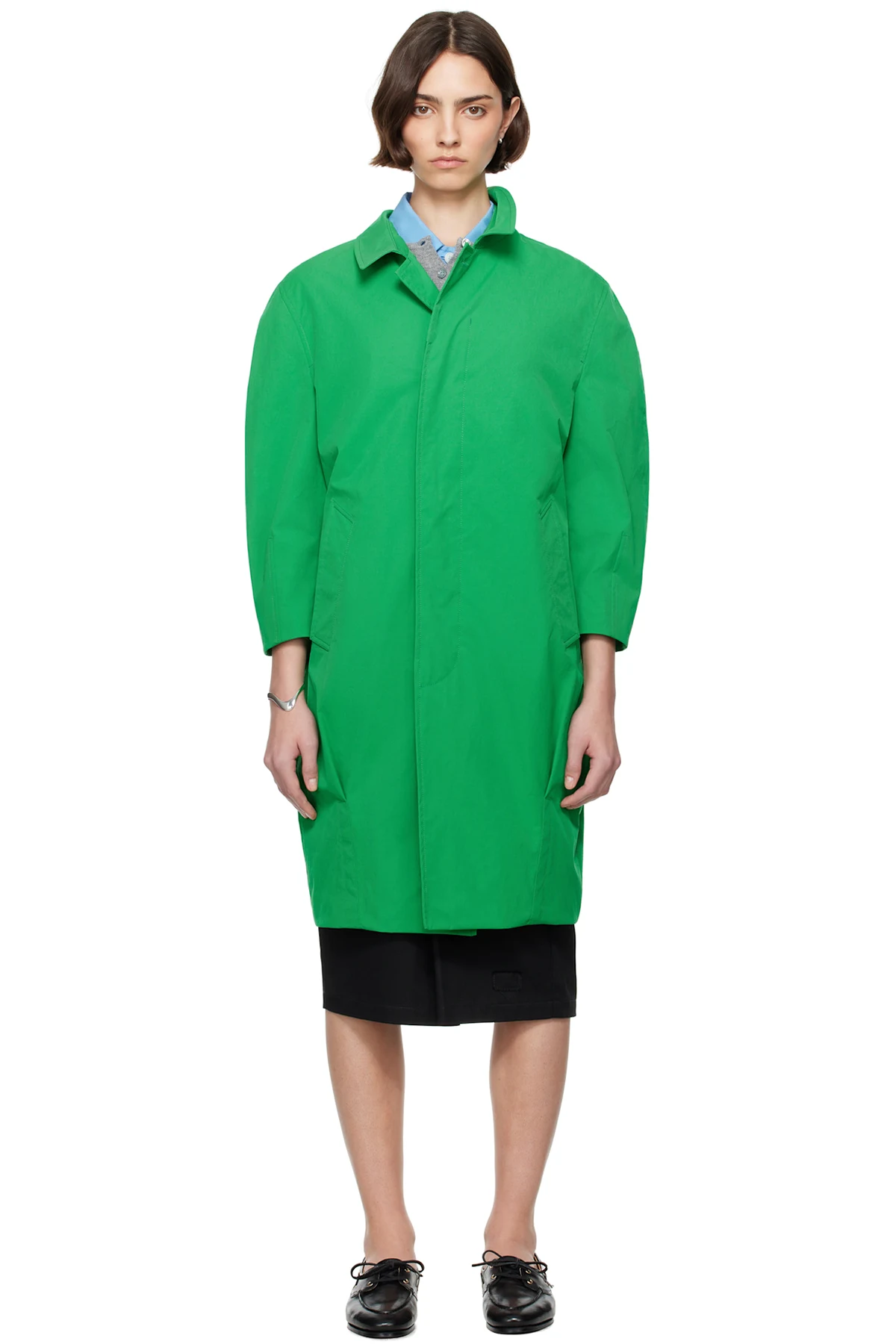 Green Twill Coat