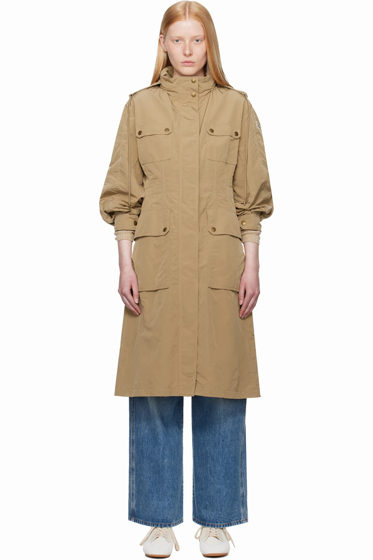 Tan Nantes Parka Coat