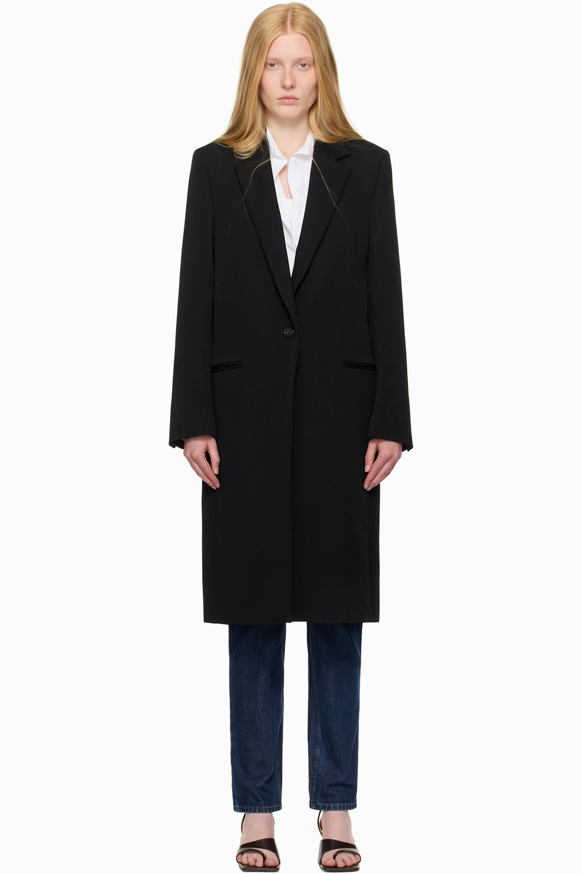 Black Classic Tailored Coat