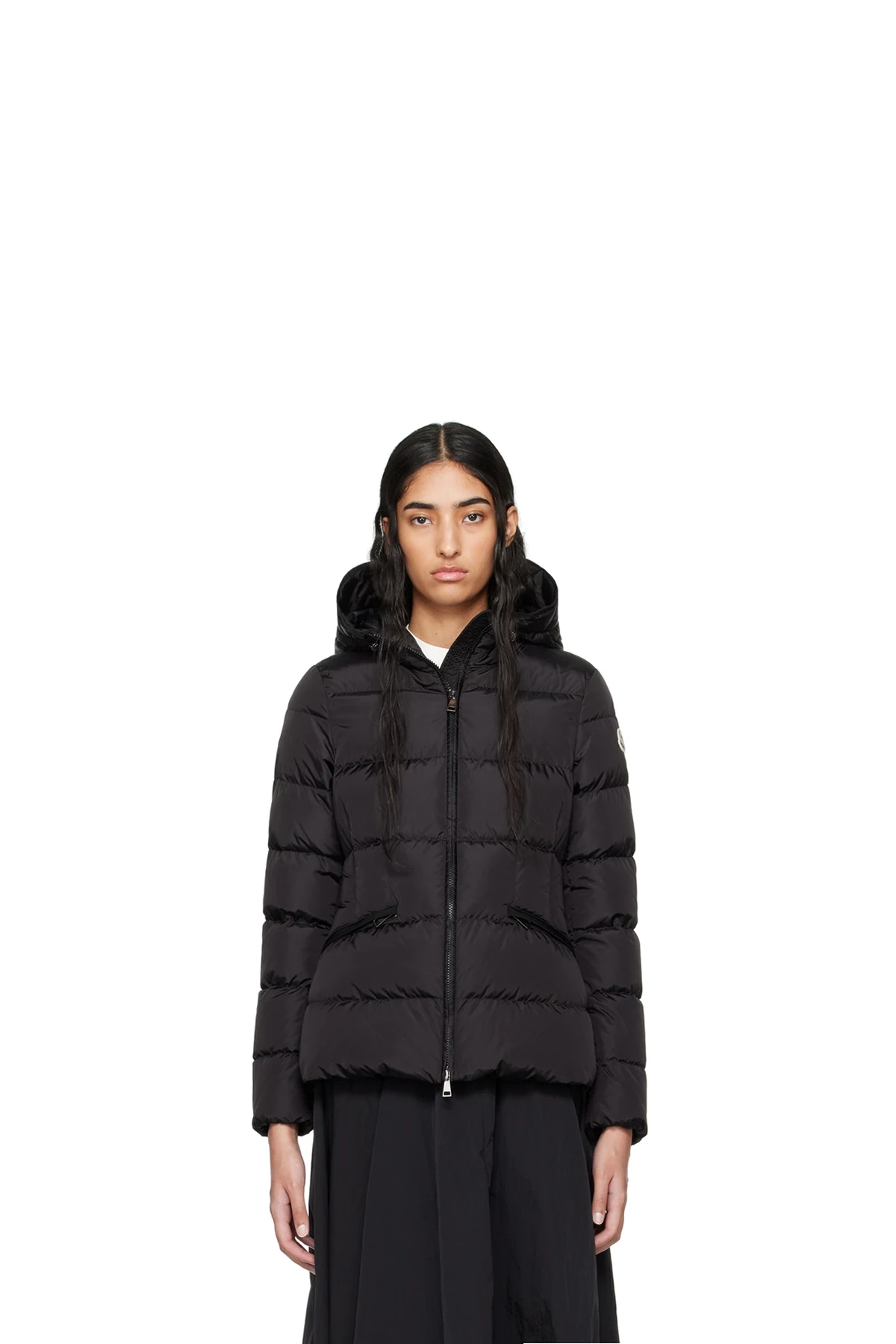 Black Avoce Short Down Jacket