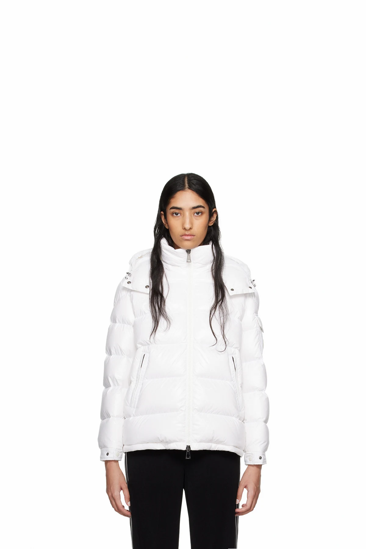 White Maire Short Down Jacket
