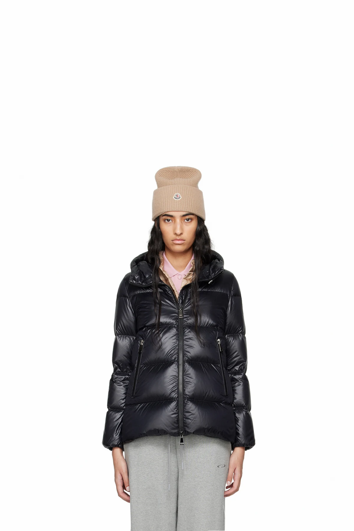Black Seritte Short Down Jacket