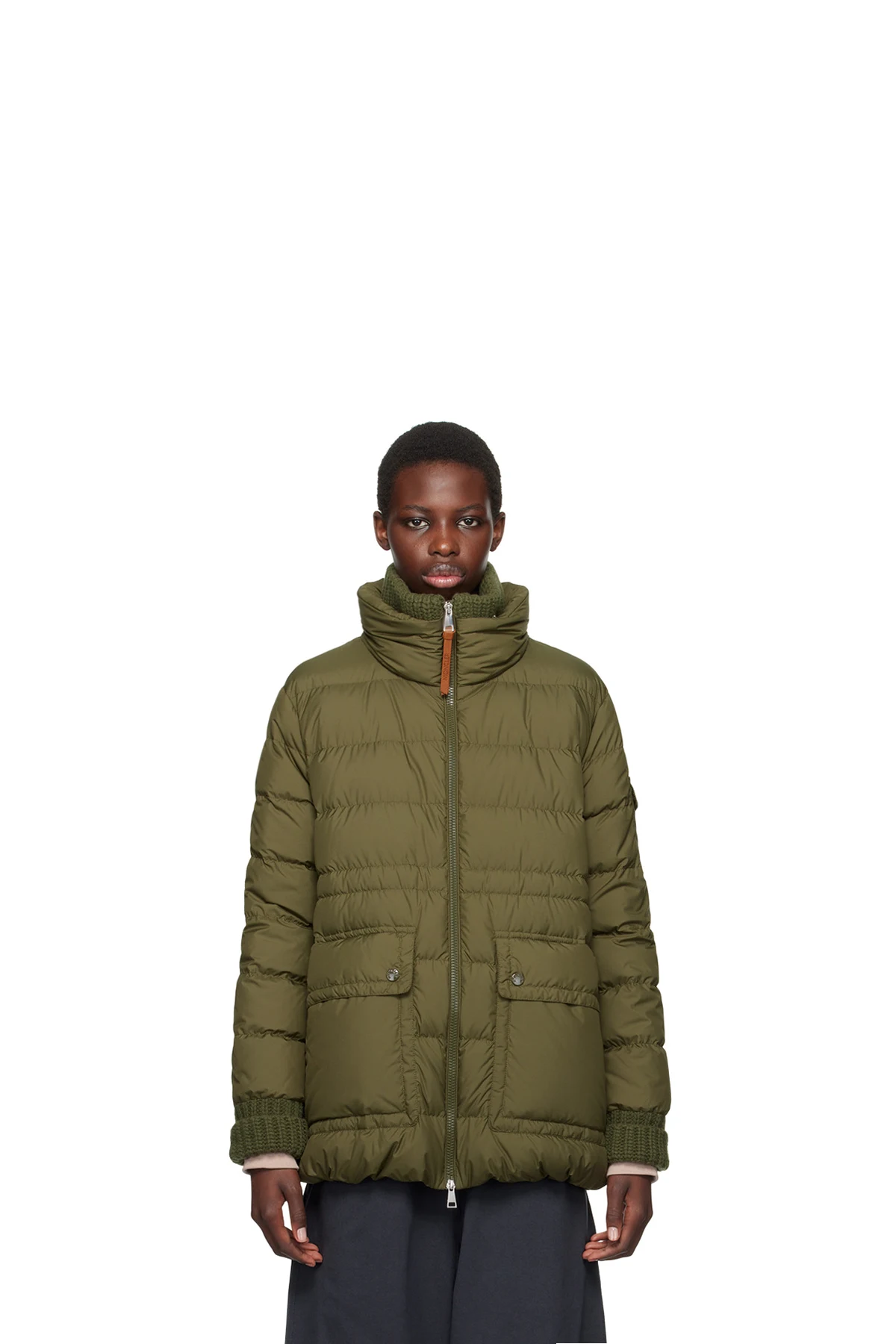 Green Baux Short Down Jacket