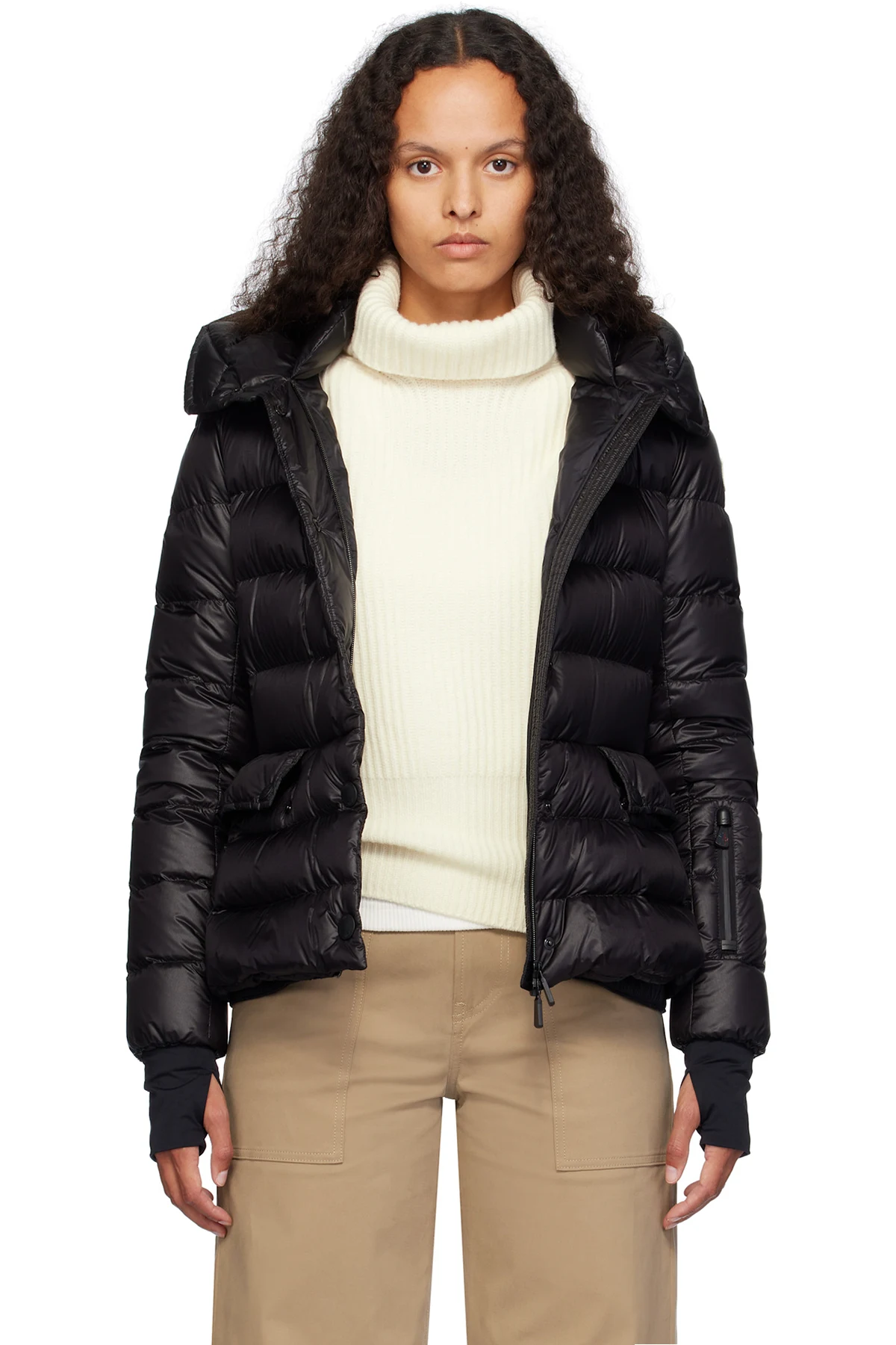 Black Armoniques Down Jacket
