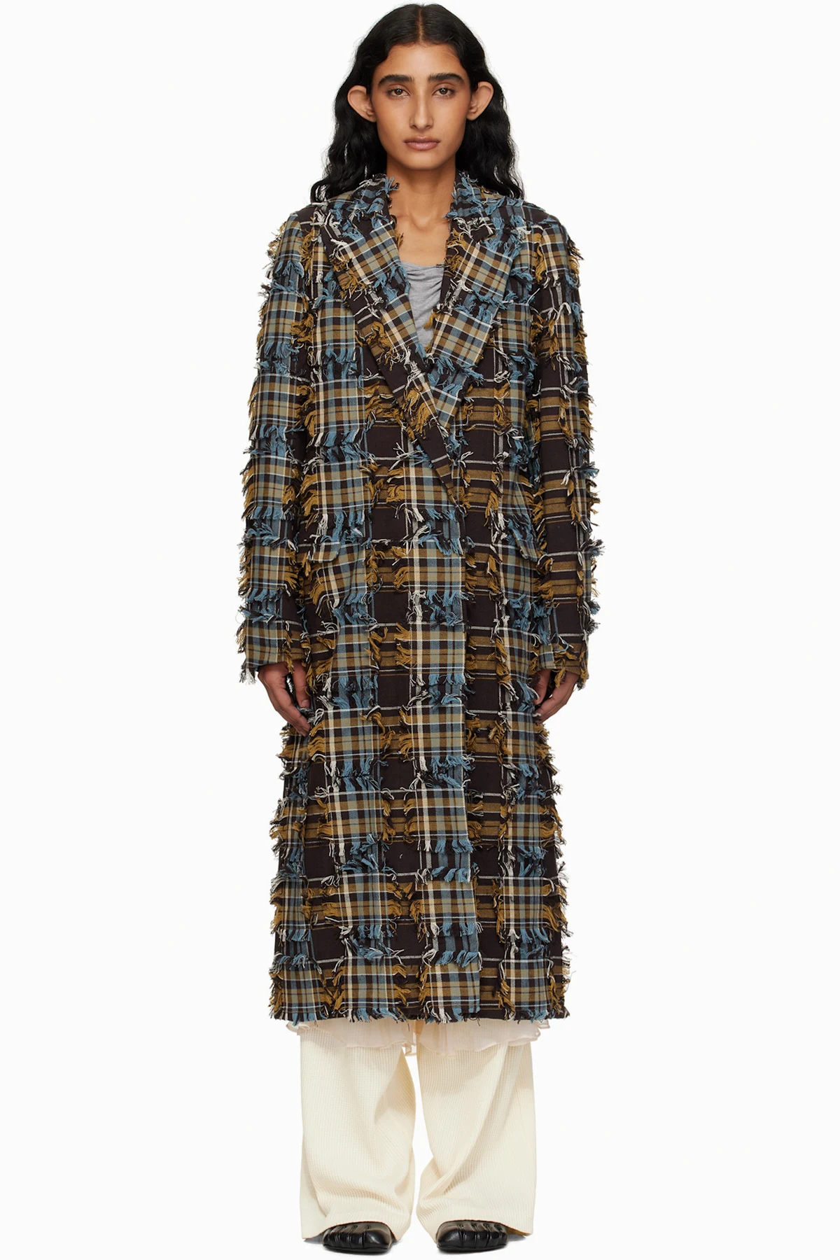 Brown & Blue Wolverine Coat