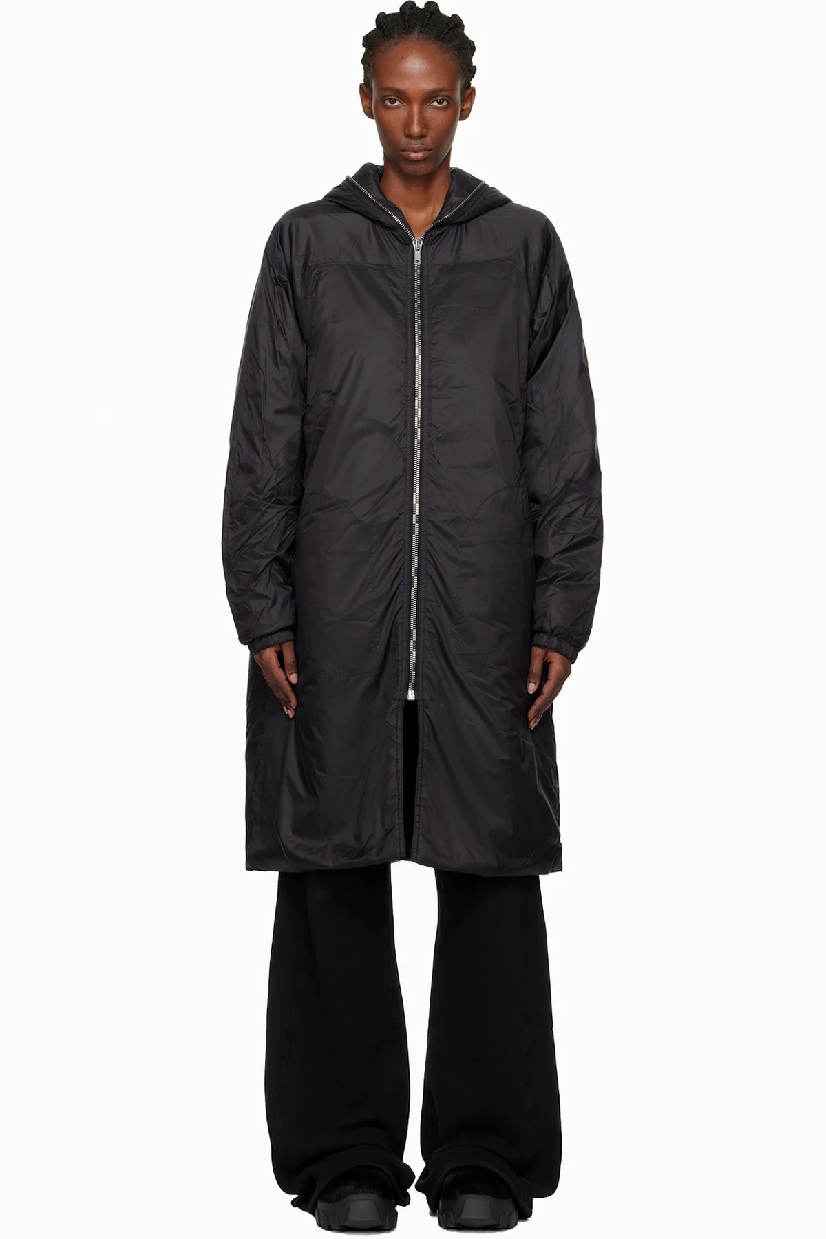 Black Concordians Sealed Windbreaker Coat