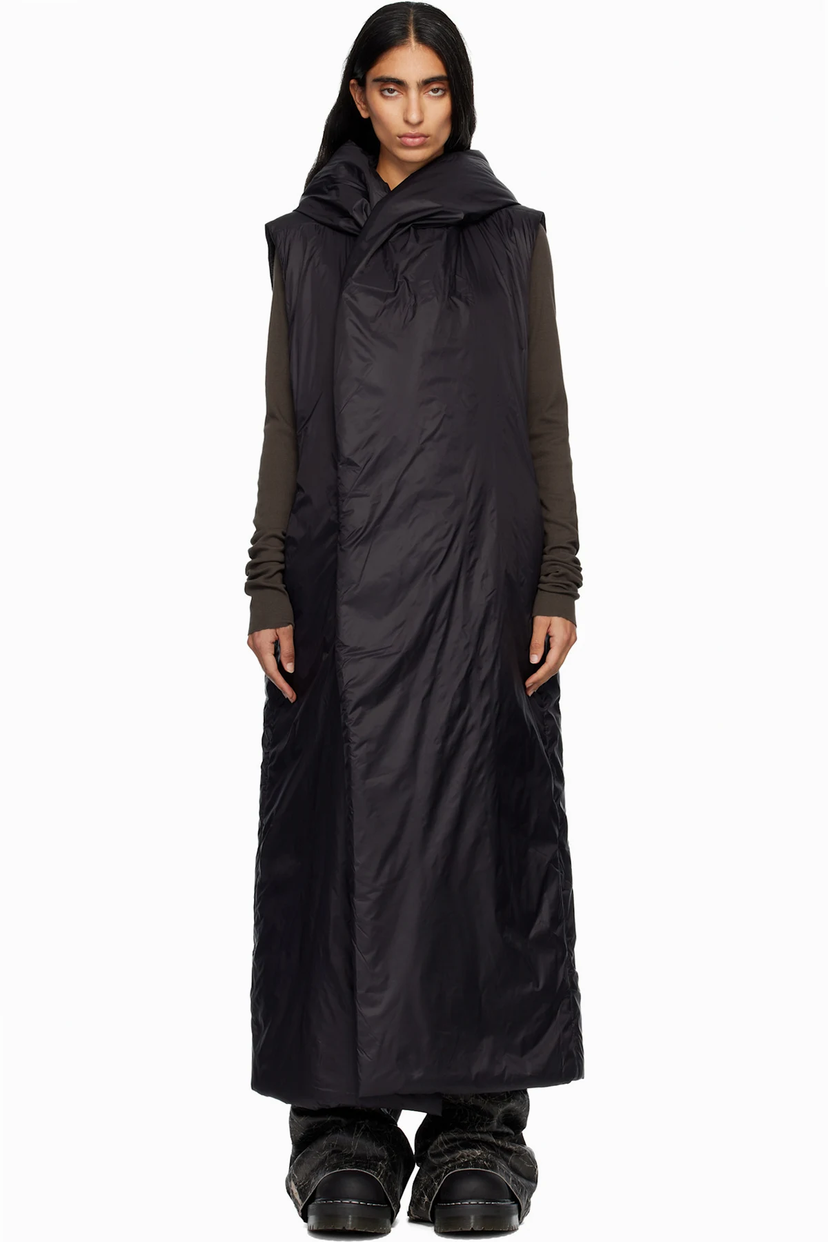 Black Concordians Hooded Liner Coat