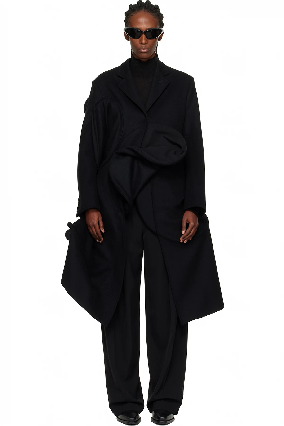 Black Structured Coat