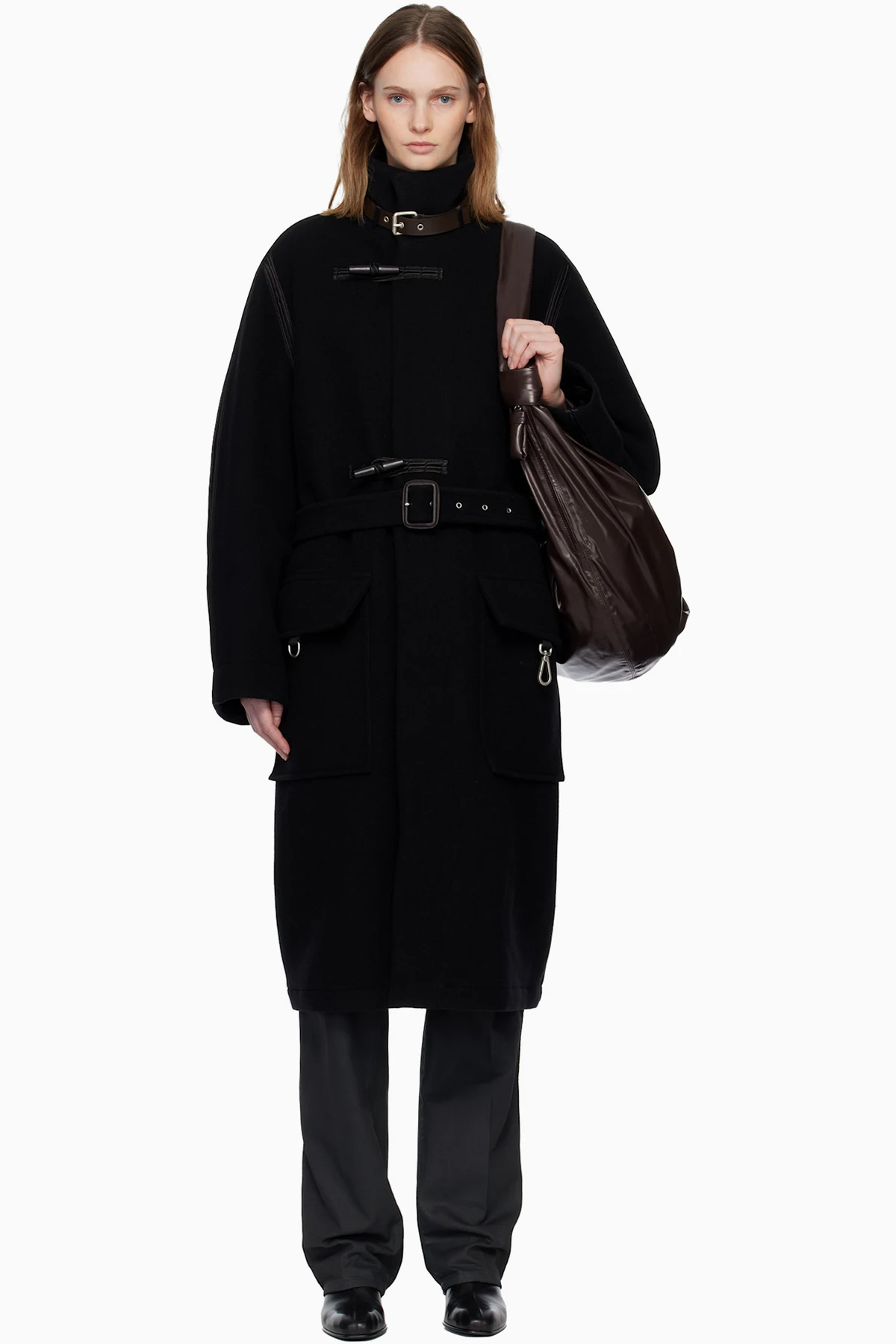 Black Duffle Coat