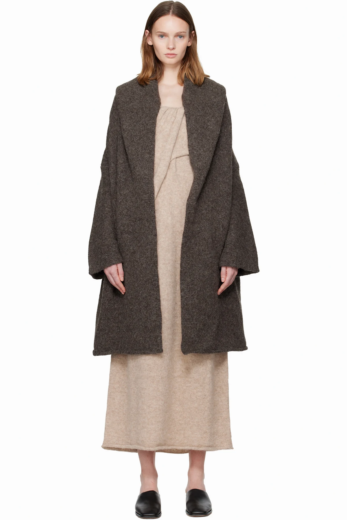 Taupe Capote Coat