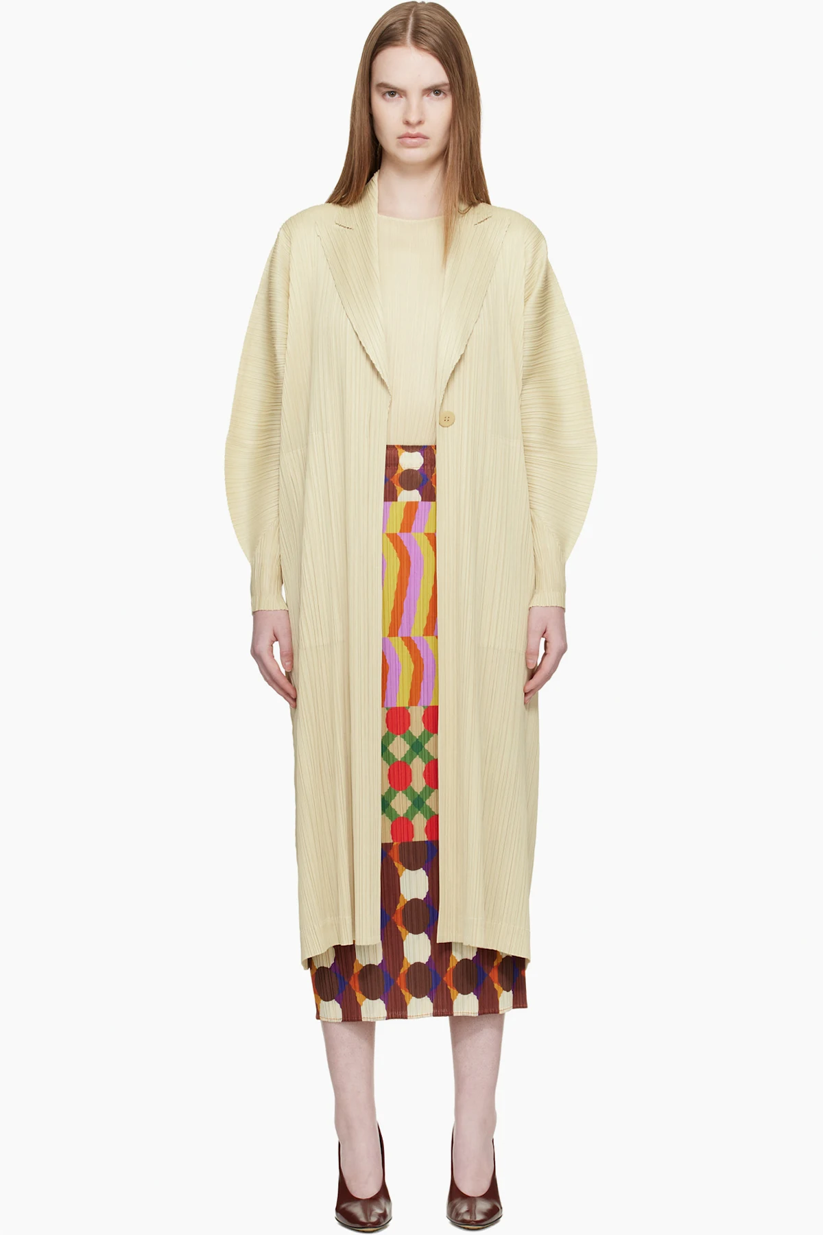 Beige Monthly Colors December Coat