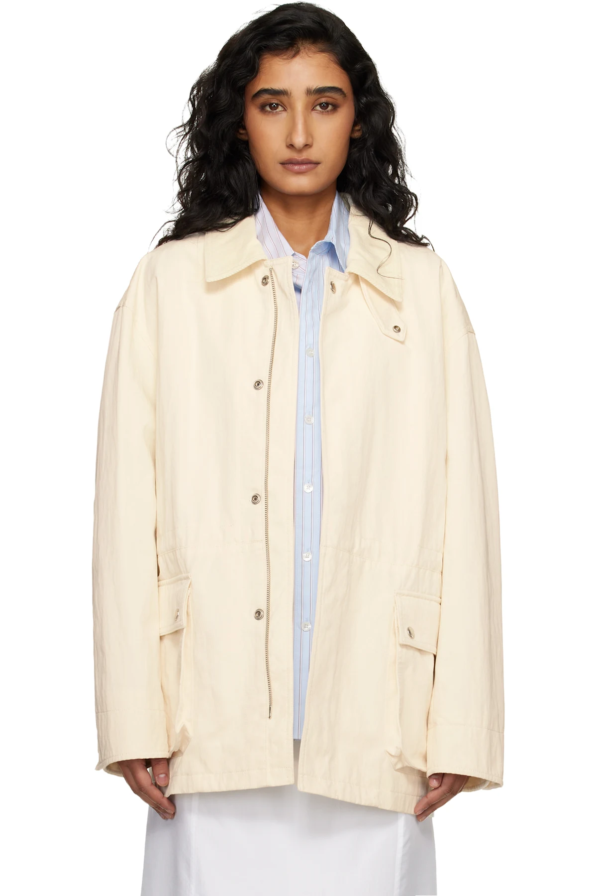 Off-White Cotton Chore Jacket