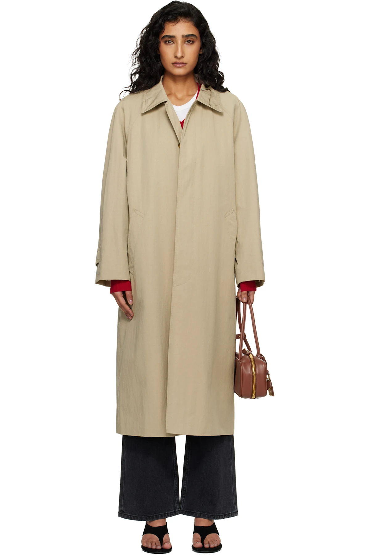 Beige Refined Mac Coat
