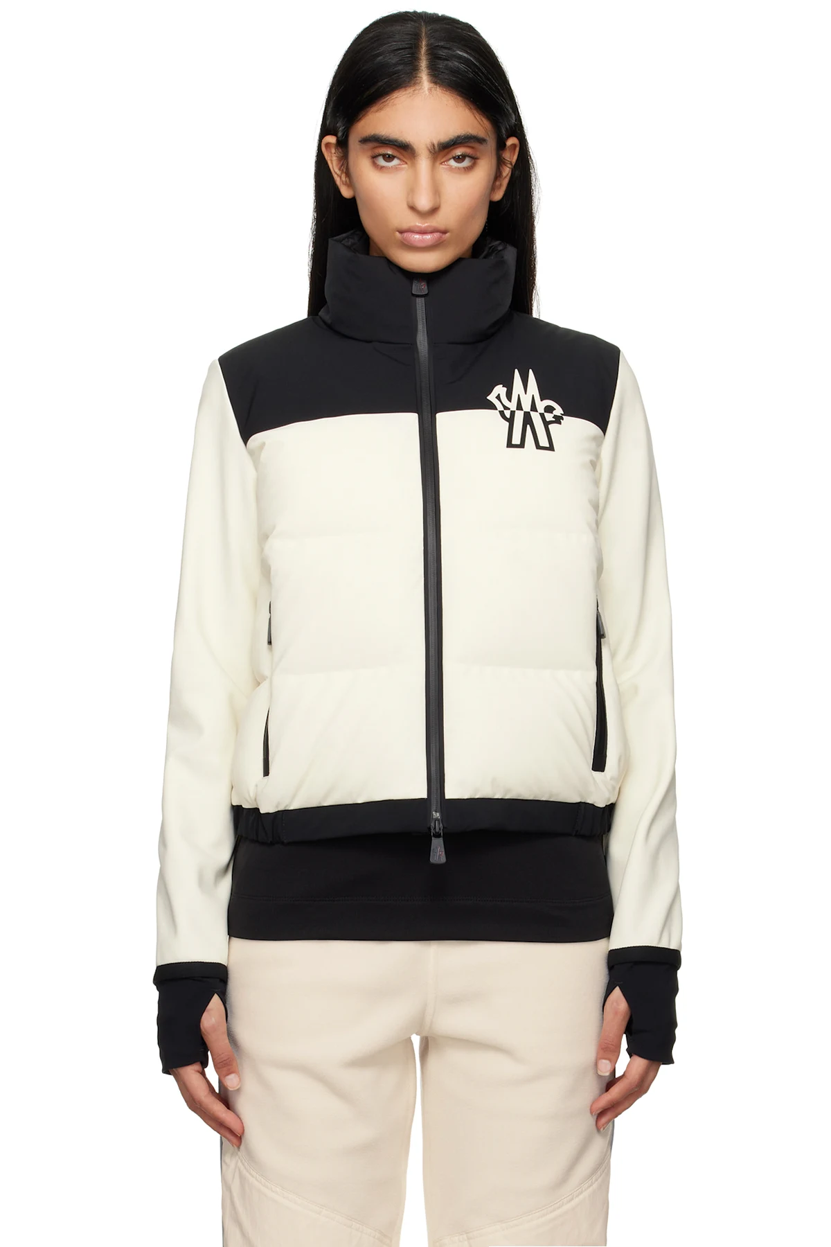 Off-White & Black Maglia Down Jacket
