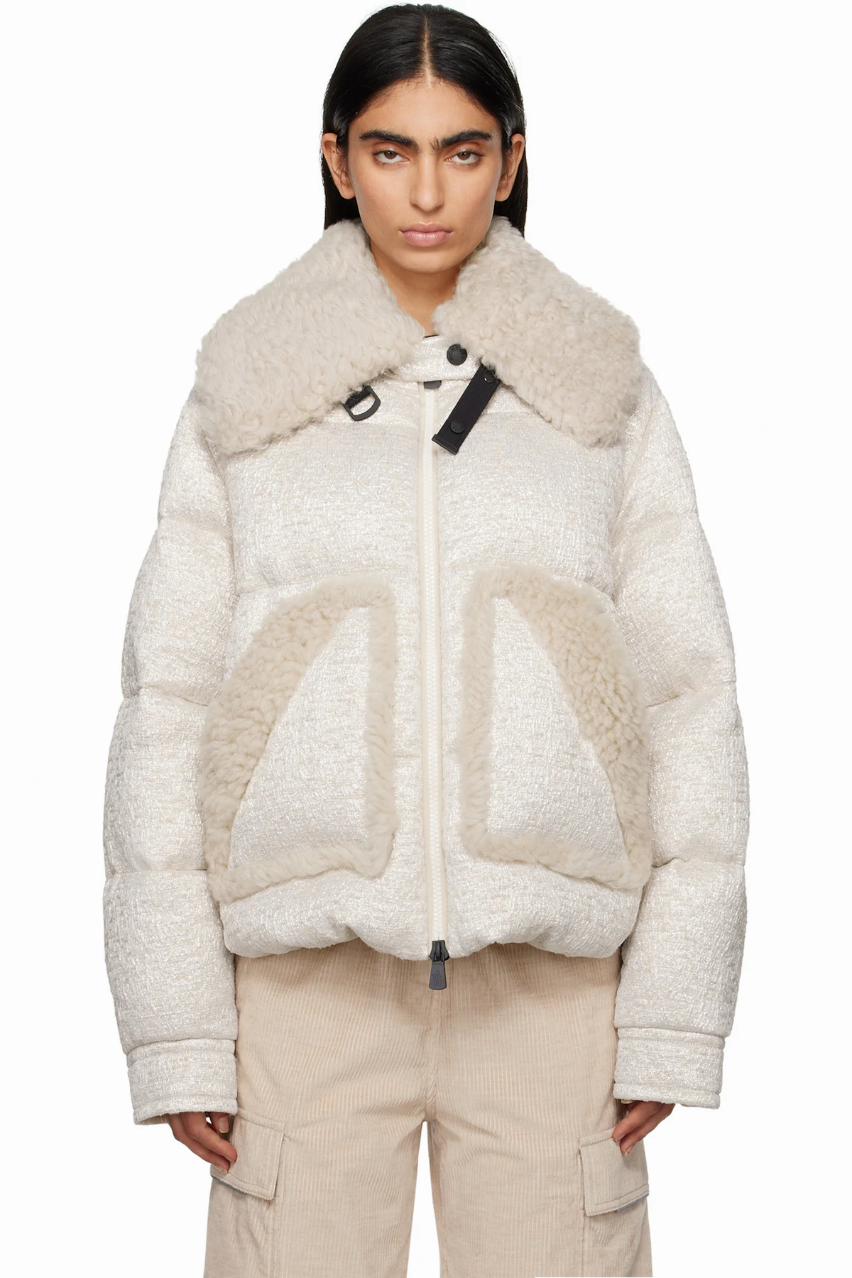 Beige Stowe Down Jacket