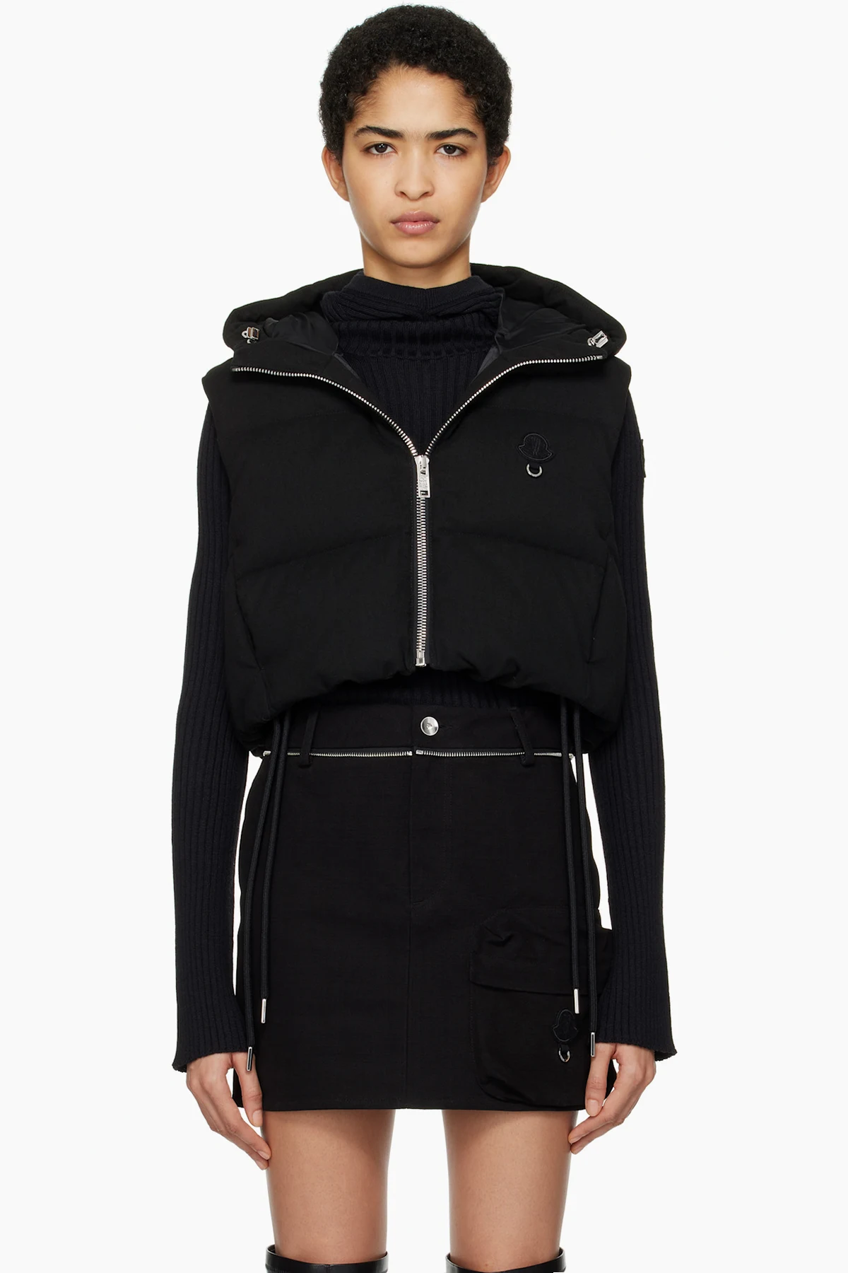 Moncler x Willow Smith Black Alexi Down Vest