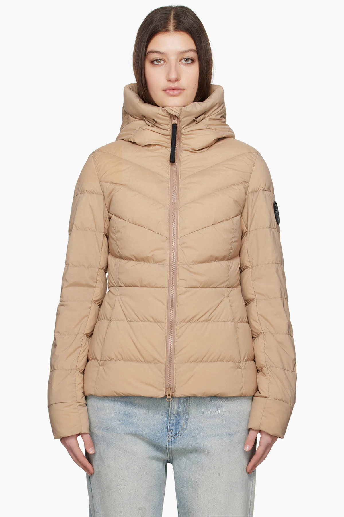 Tan 'Black Label' Clair Down Jacket