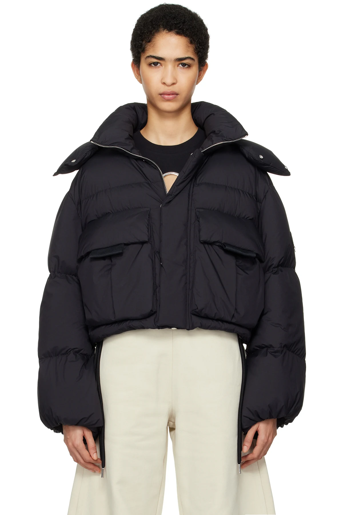Moncler x Willow Smith Black Kar Down Jacket