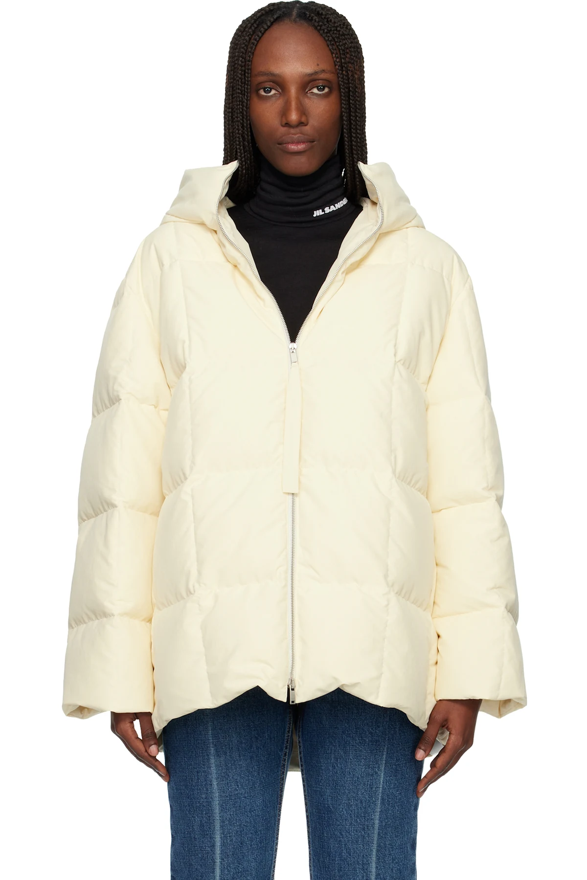 Off-White Quilted Down Jacket