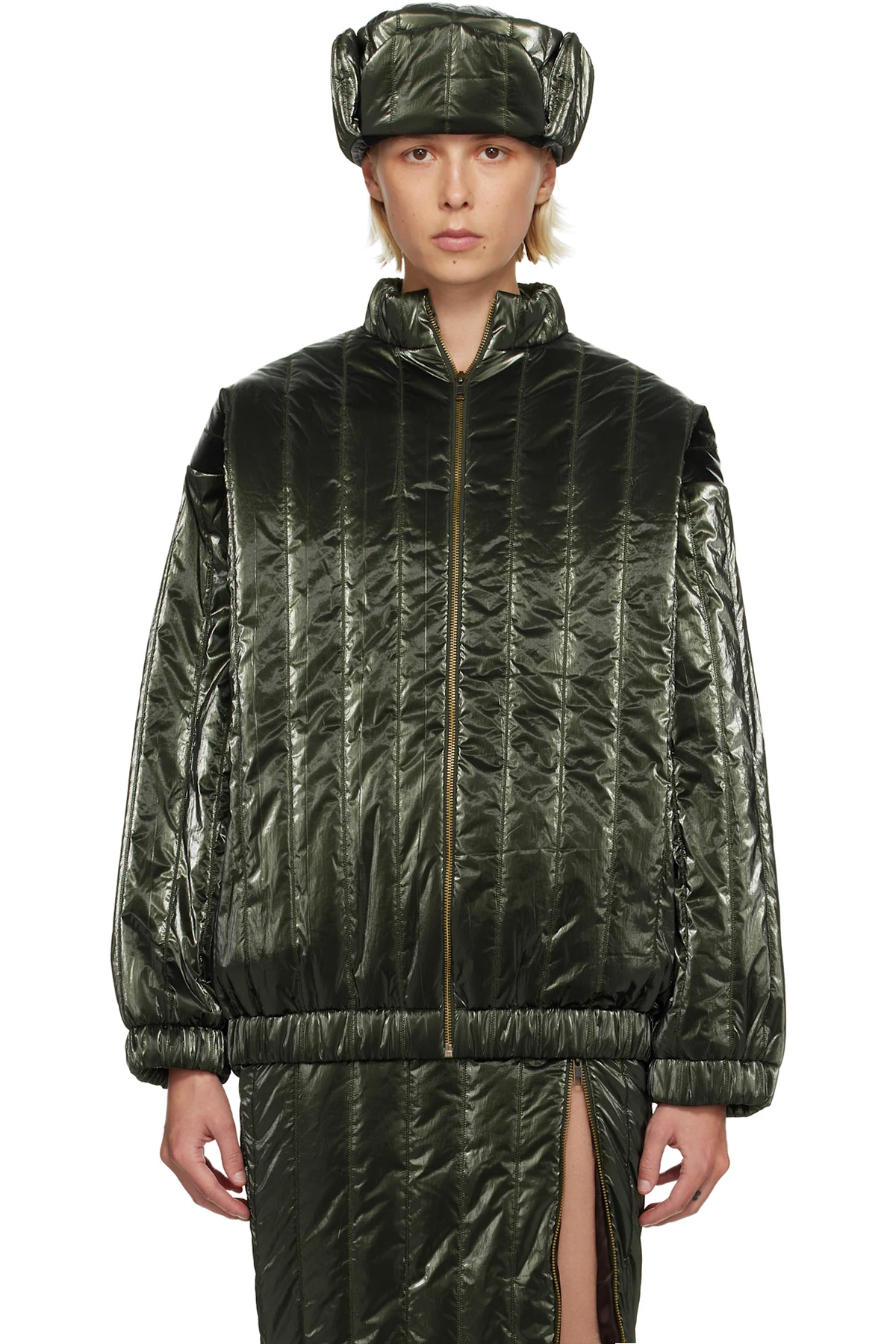 SSENSE Exclusive Green Cecilia Jacket