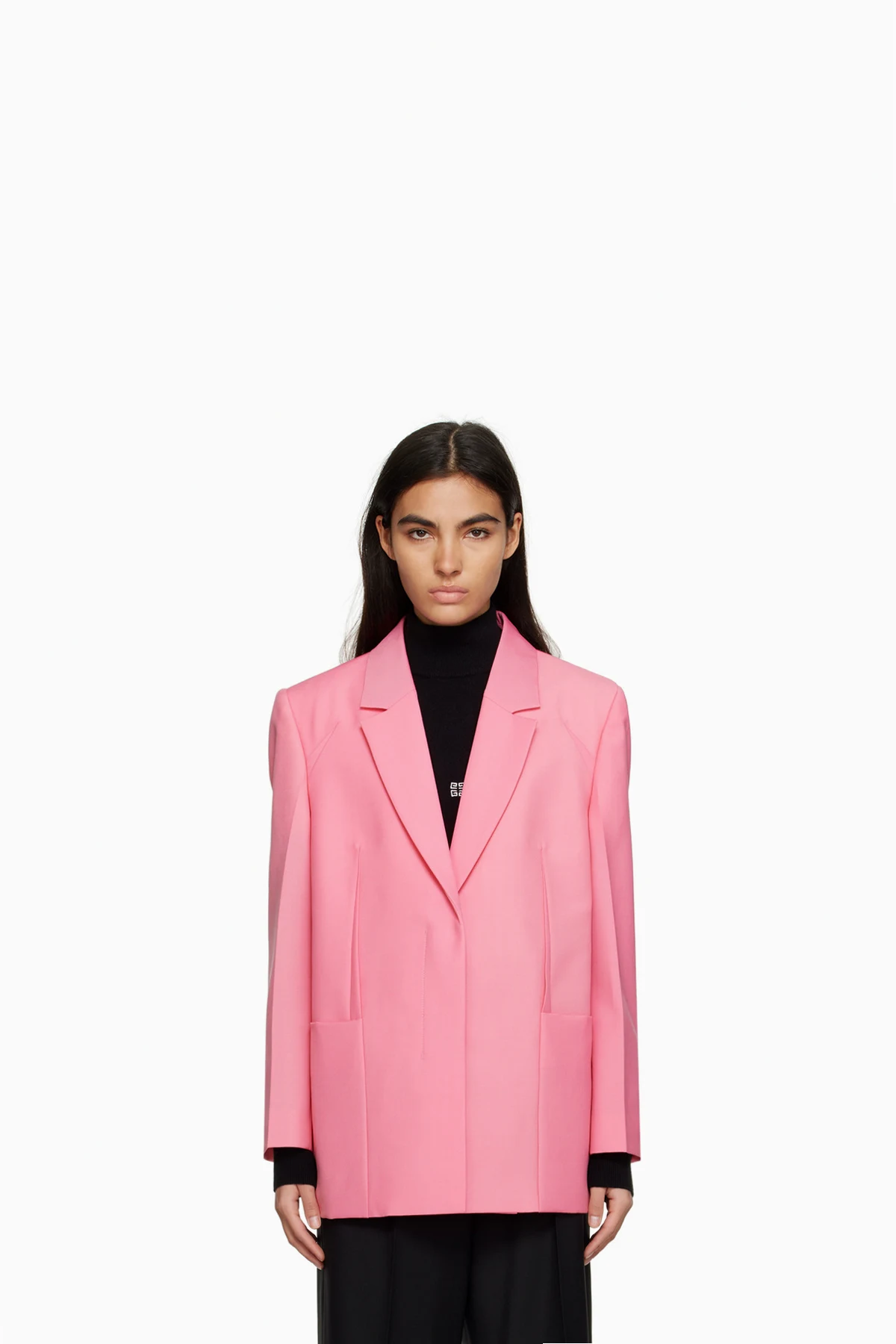 Pink Oversized Blazer