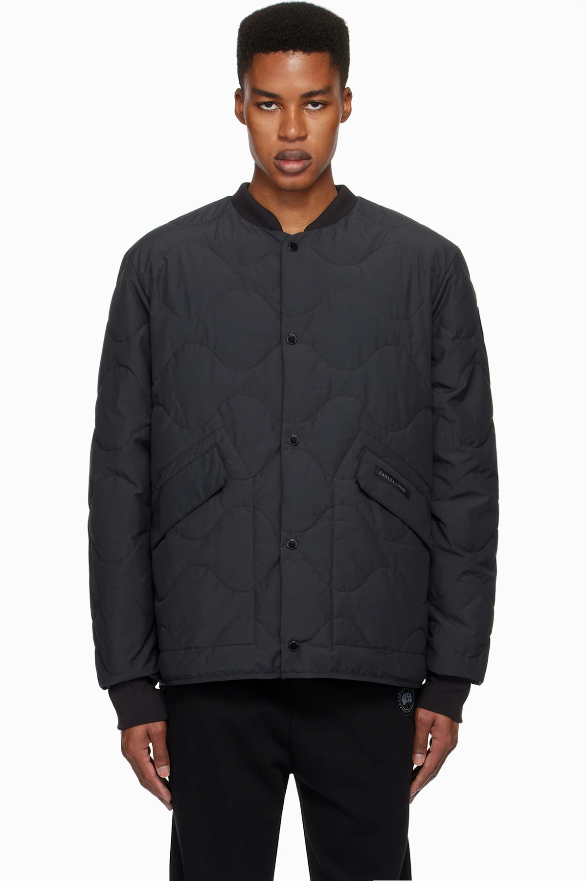 Black Boswell Reversible Down Jacket