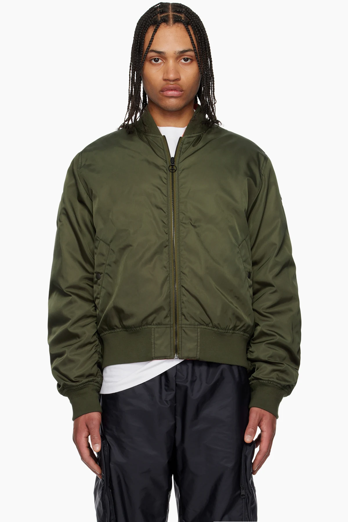 Mercedes-Benz by NIGO Khaki & Orange Neper Down Bomber Jacket