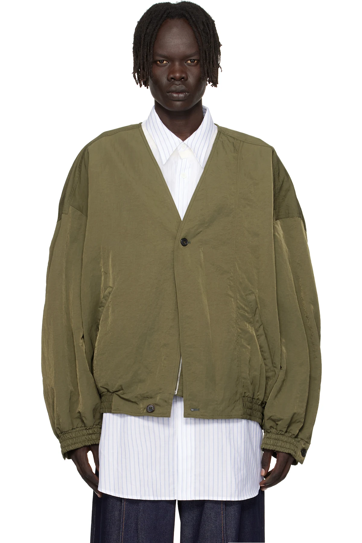 Green Bomber Jacket