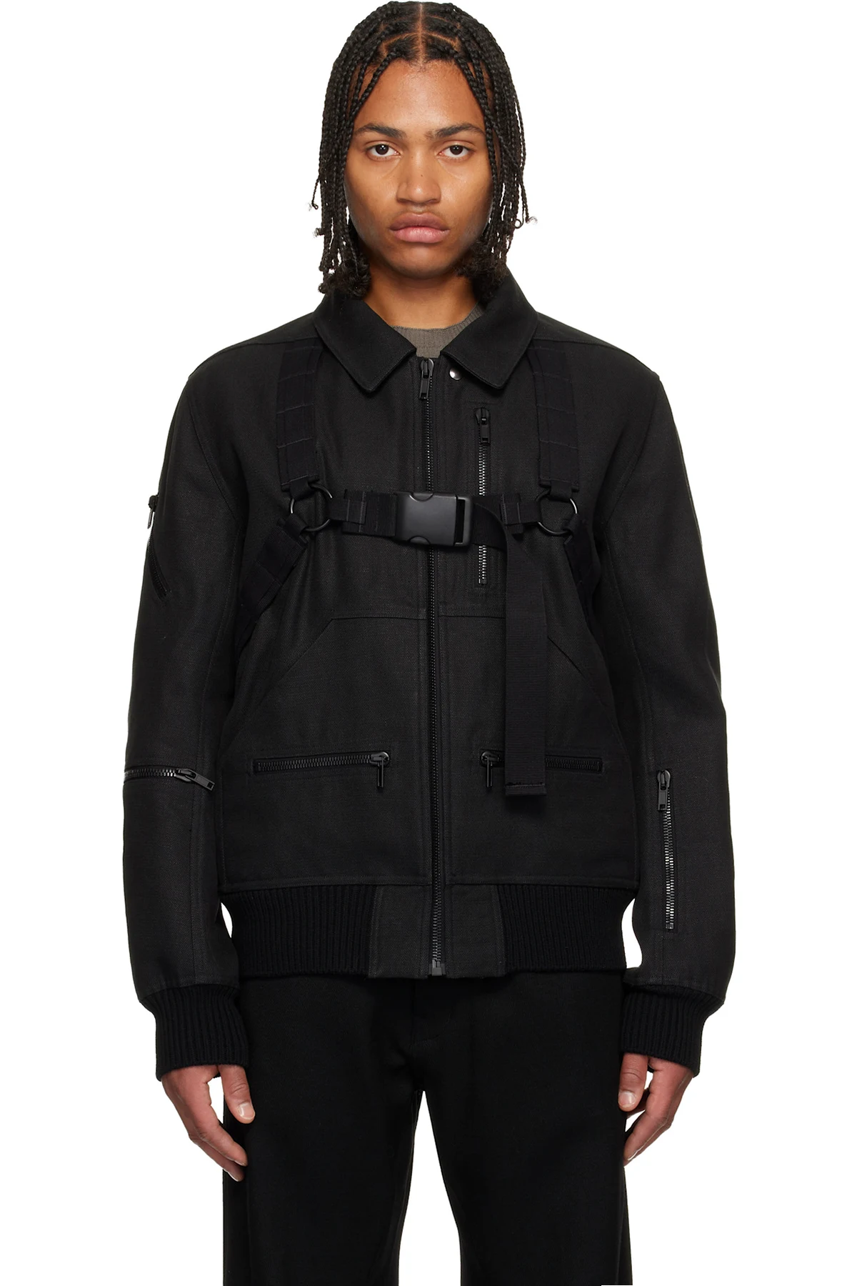 Black Concordians Bonotto Capsule Blixa Bomber Jacket