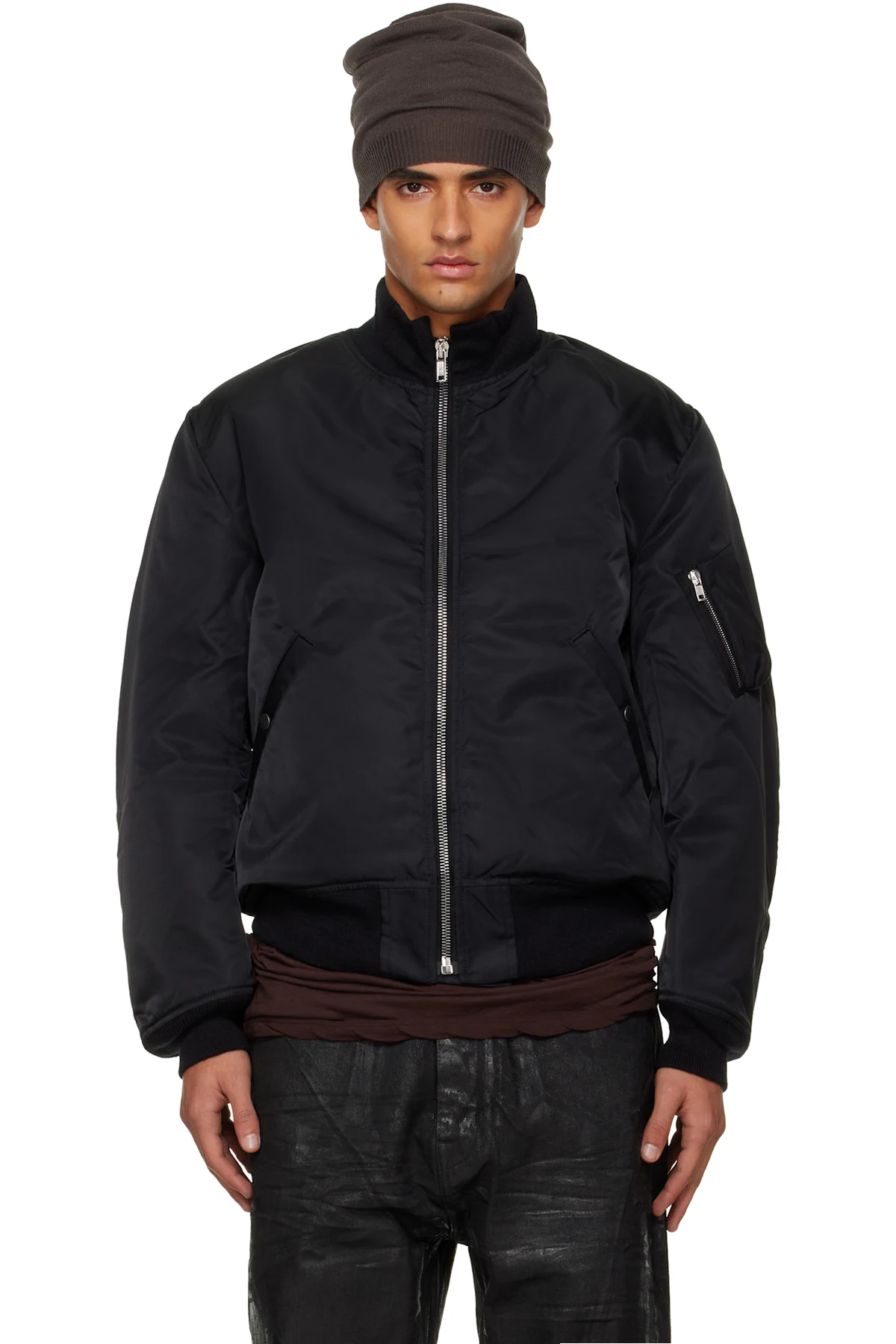 Black Concordians Tankers Flight Bomber Jacket