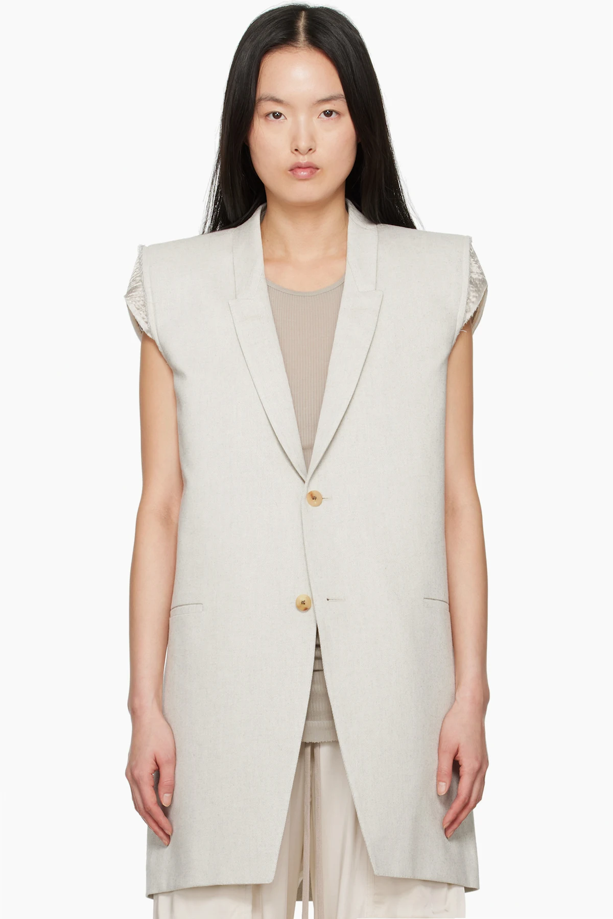 Off-White Hollywood Dirt Tailored SL Denim Blazer