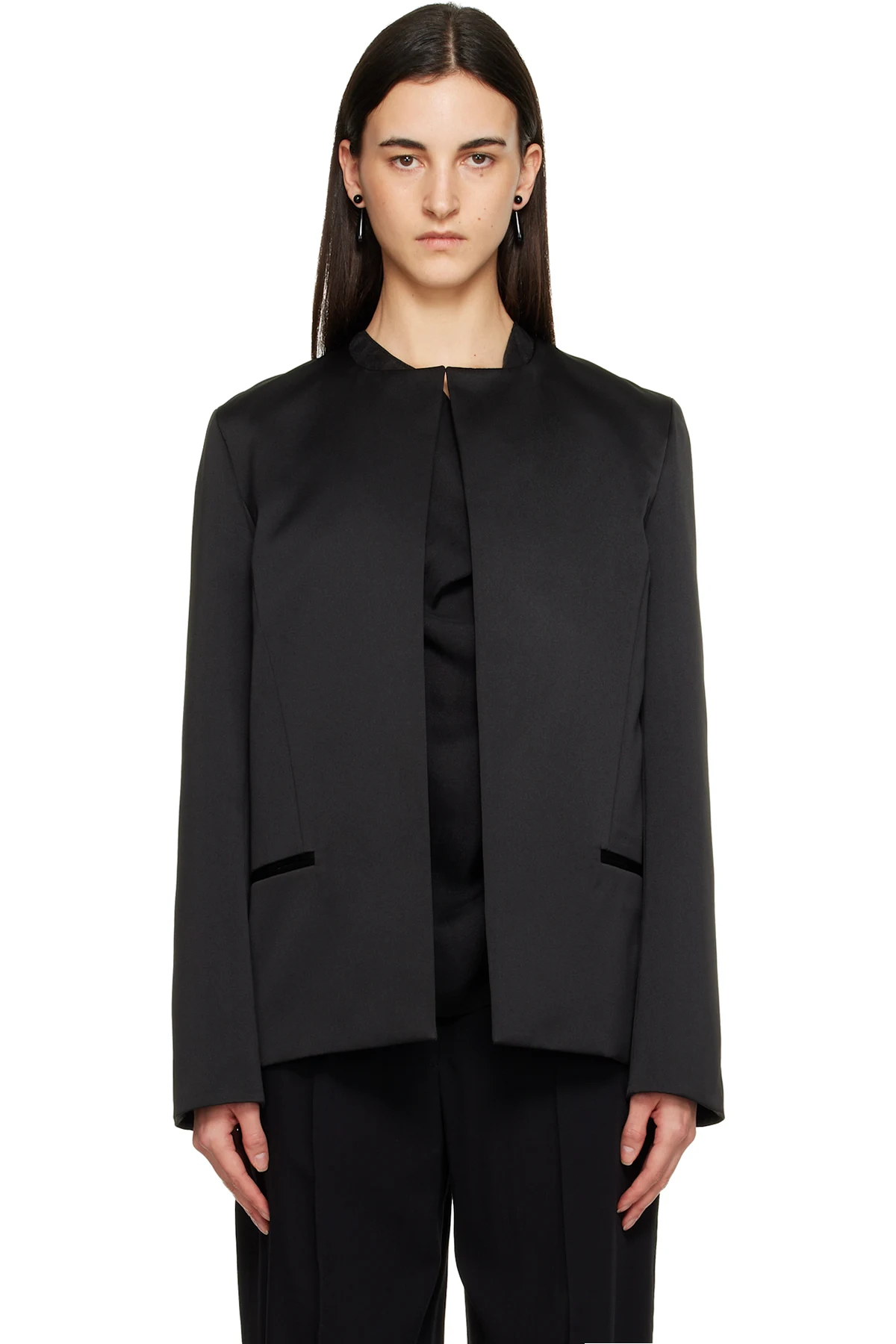 Black Satin Dinner Jacket