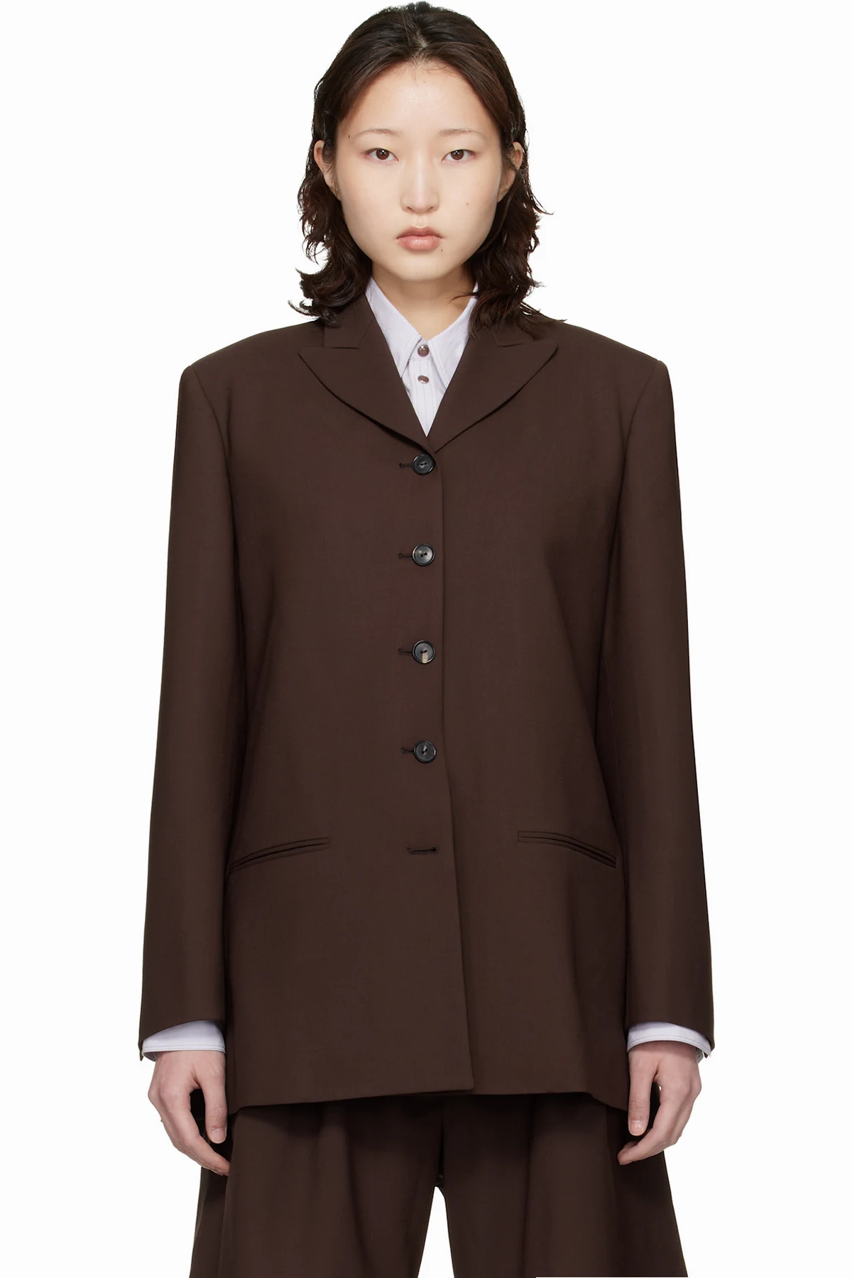 Brown Tailored Blazer