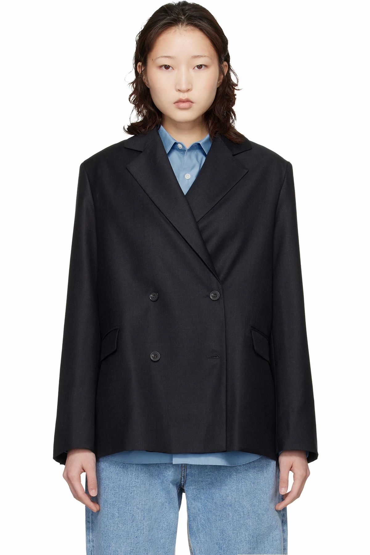 Gray Donau LDS Virgin Wool Blazer