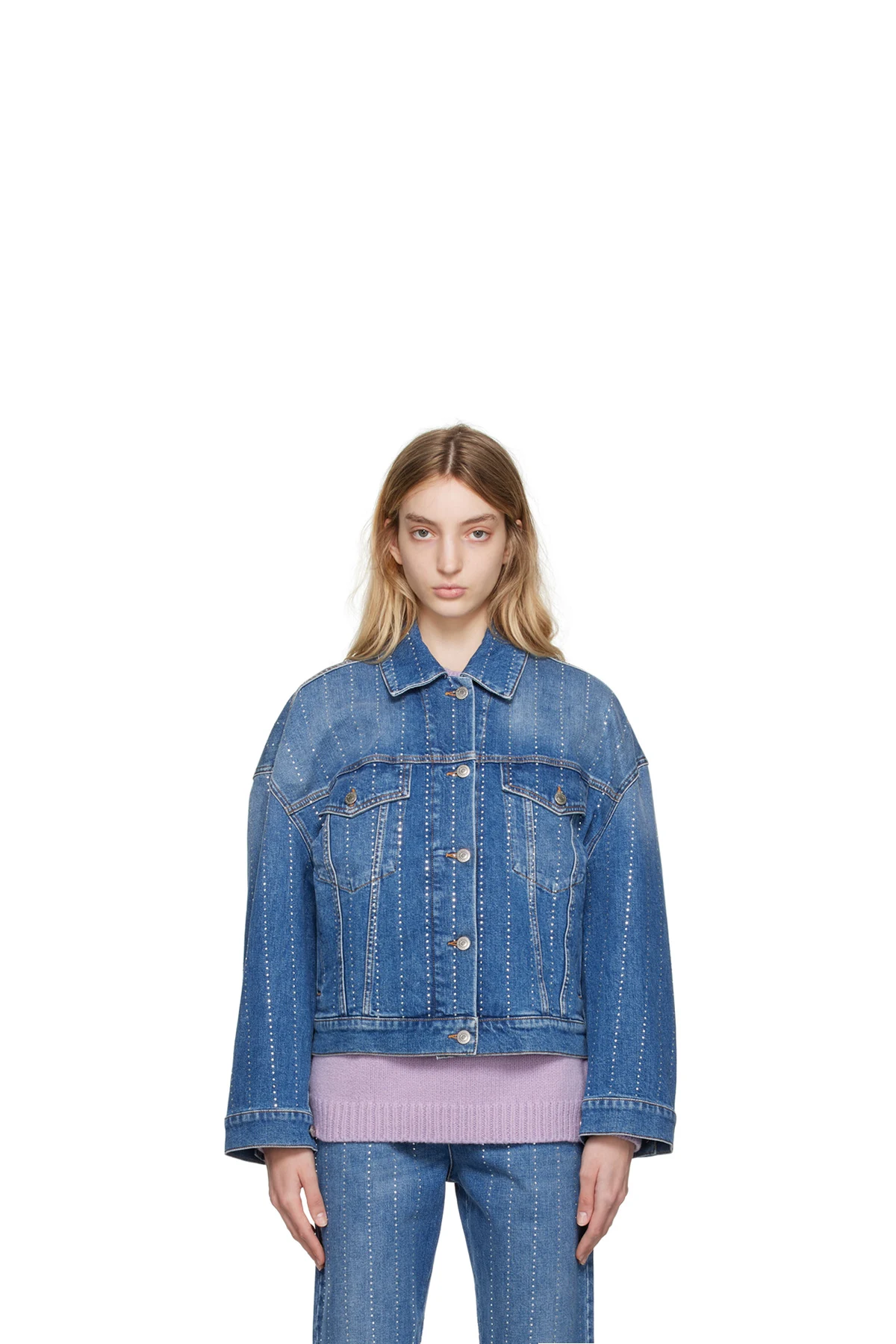 Blue Oversized Denim Jacket