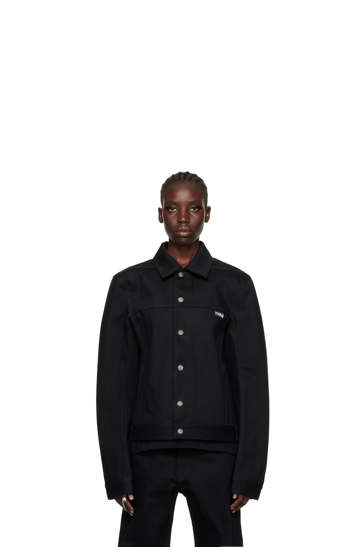 SSENSE Exclusive Black KEMBRA PFAHLER Edition Denim Jacket
