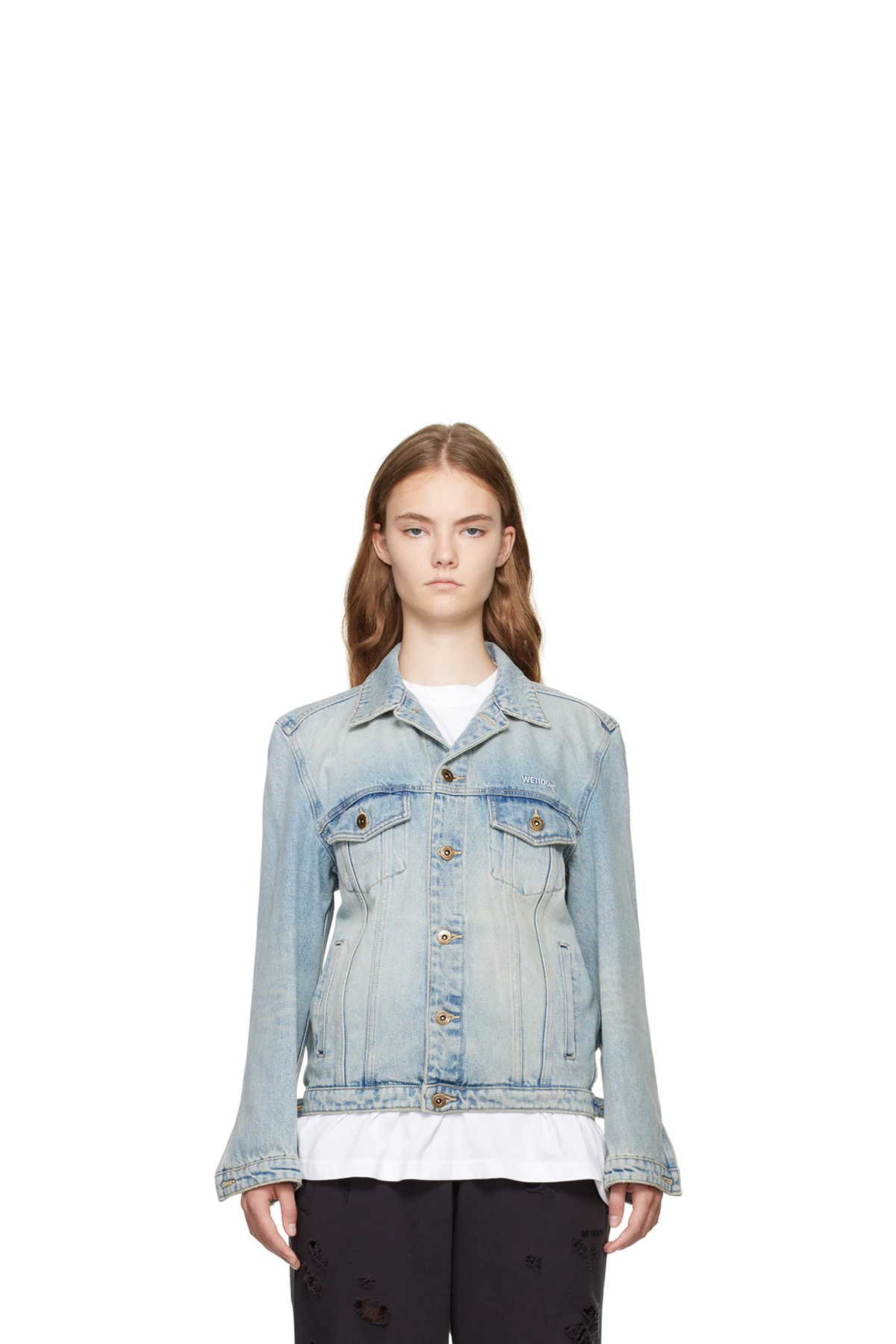 Blue Washed Denim Jacket