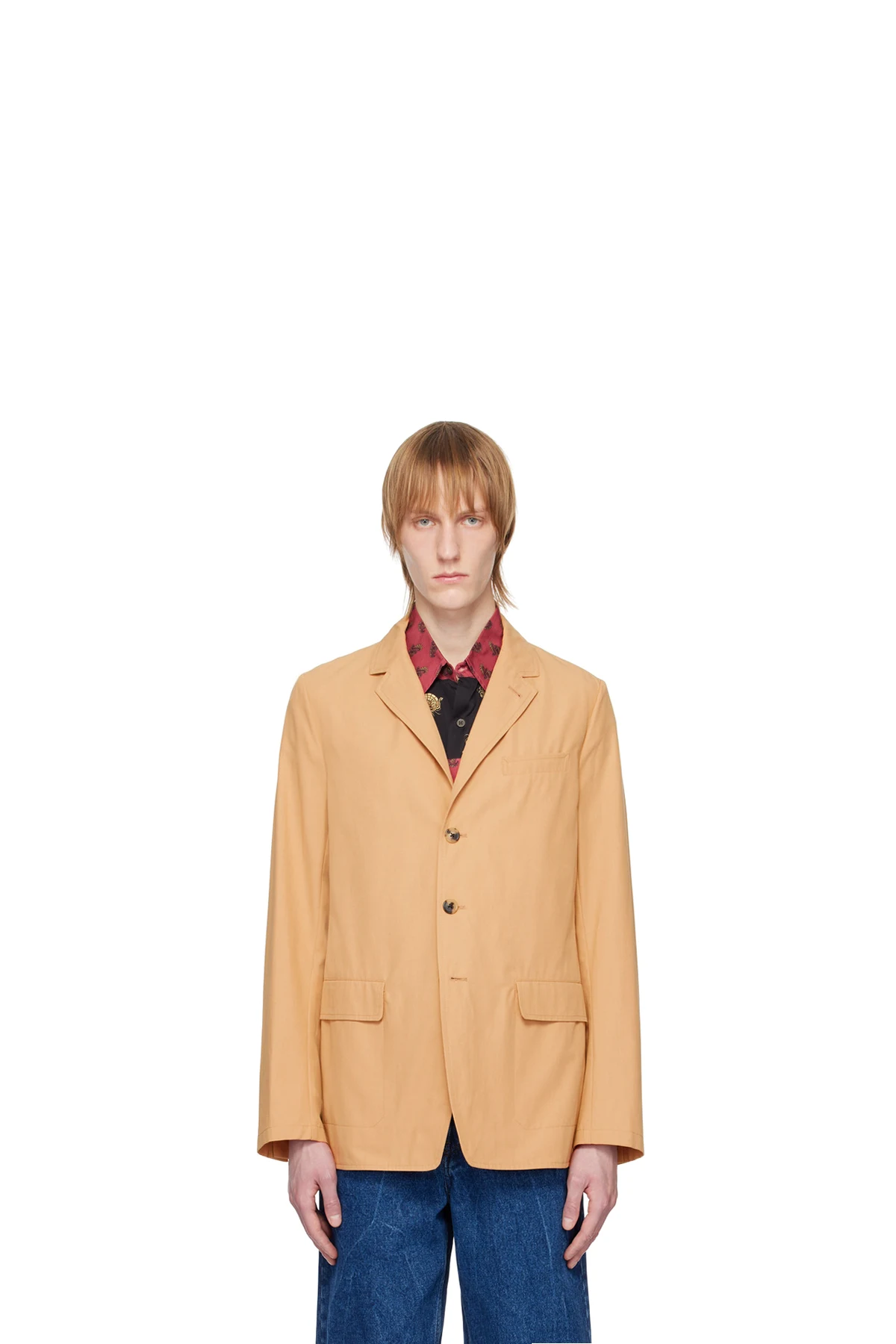 Tan Notched Blazer