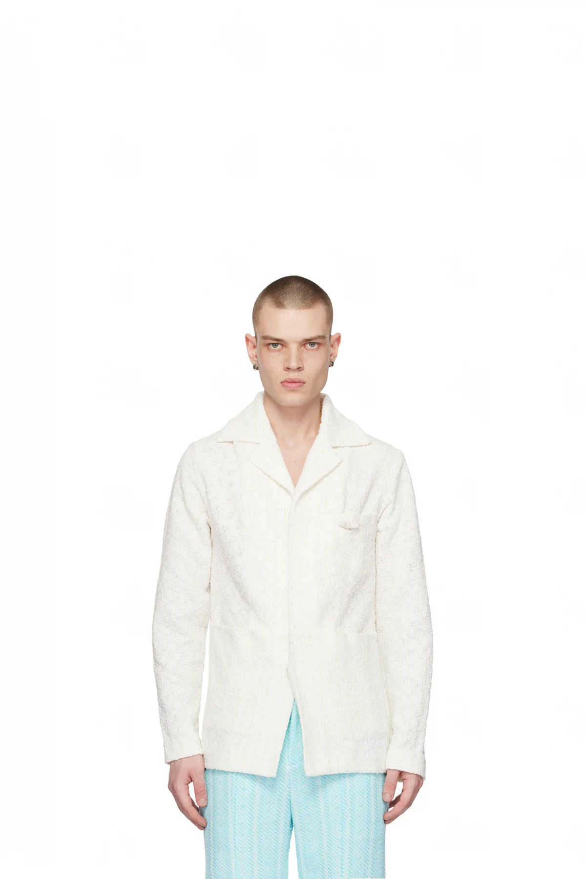 Off-White Striped Blazer