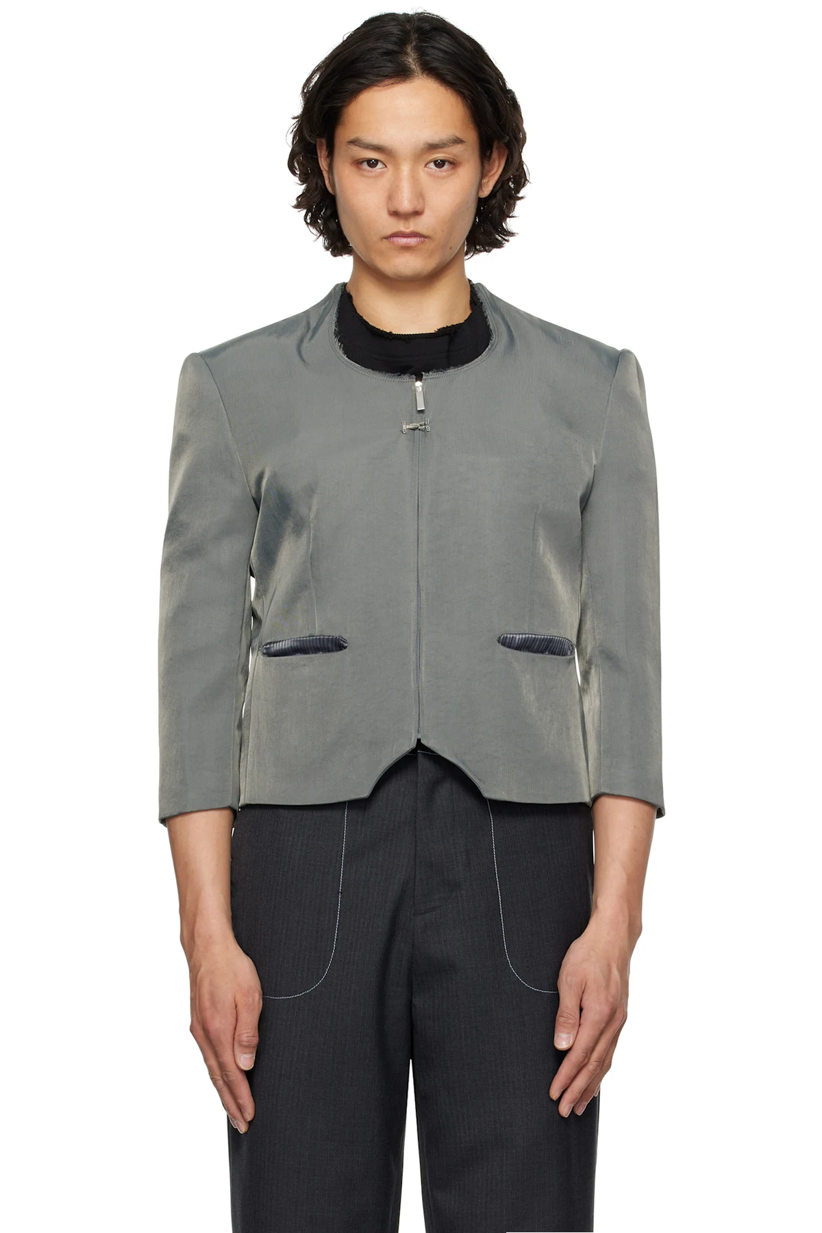 Gray Product. 3 Blazer