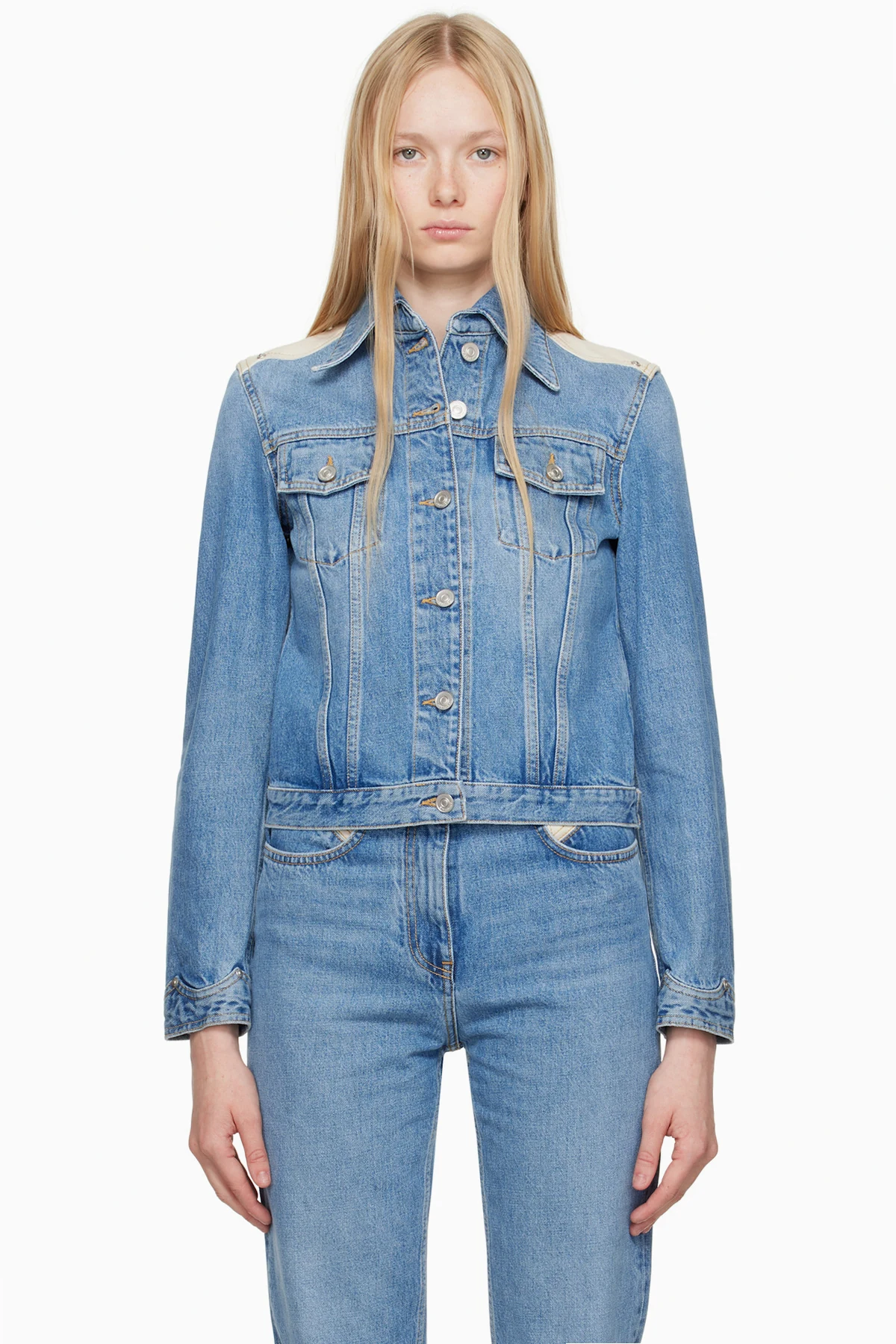 Blue Yoke Denim Jacket