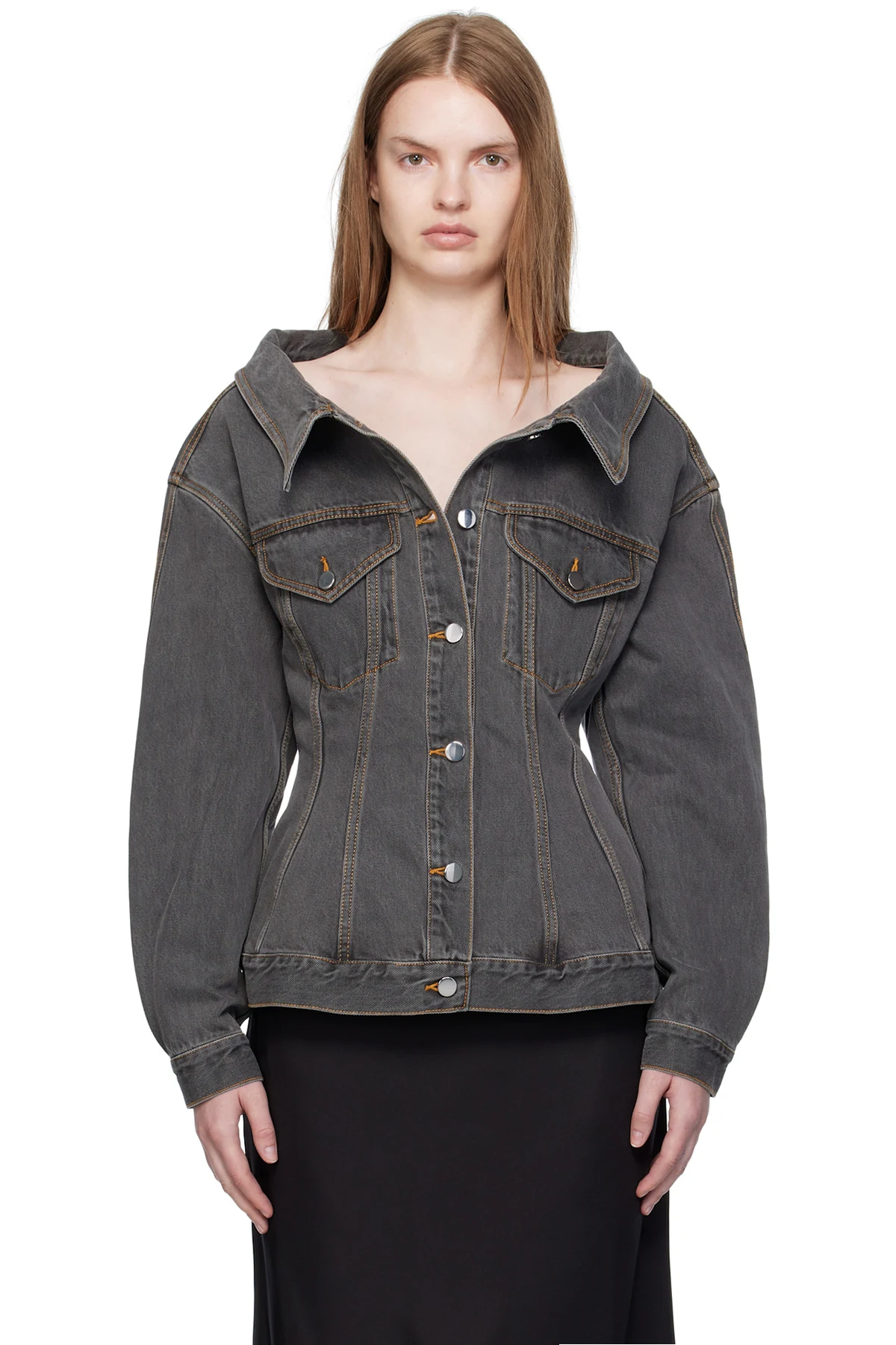 Gray Jemimah Denim Jacket