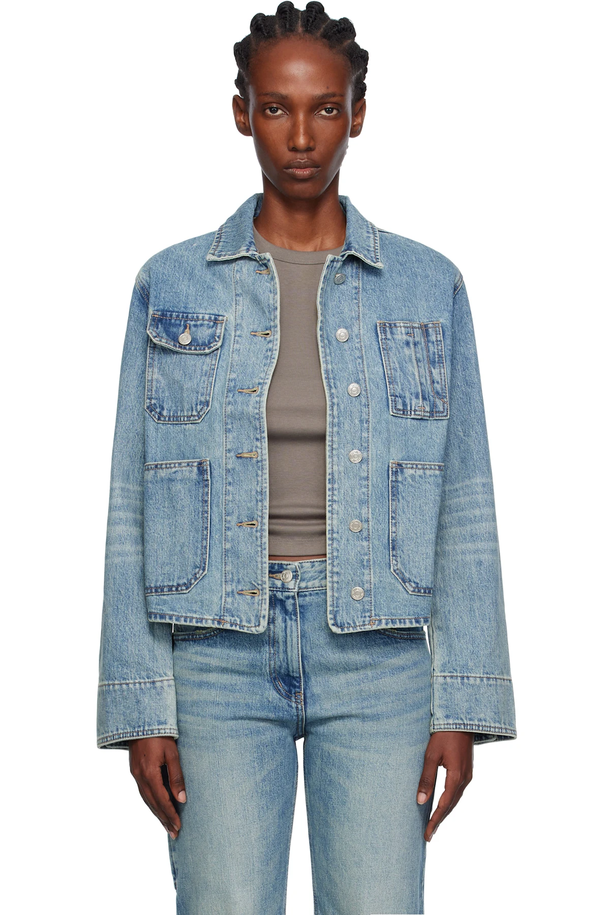 Blue Denim Trucker Jacket