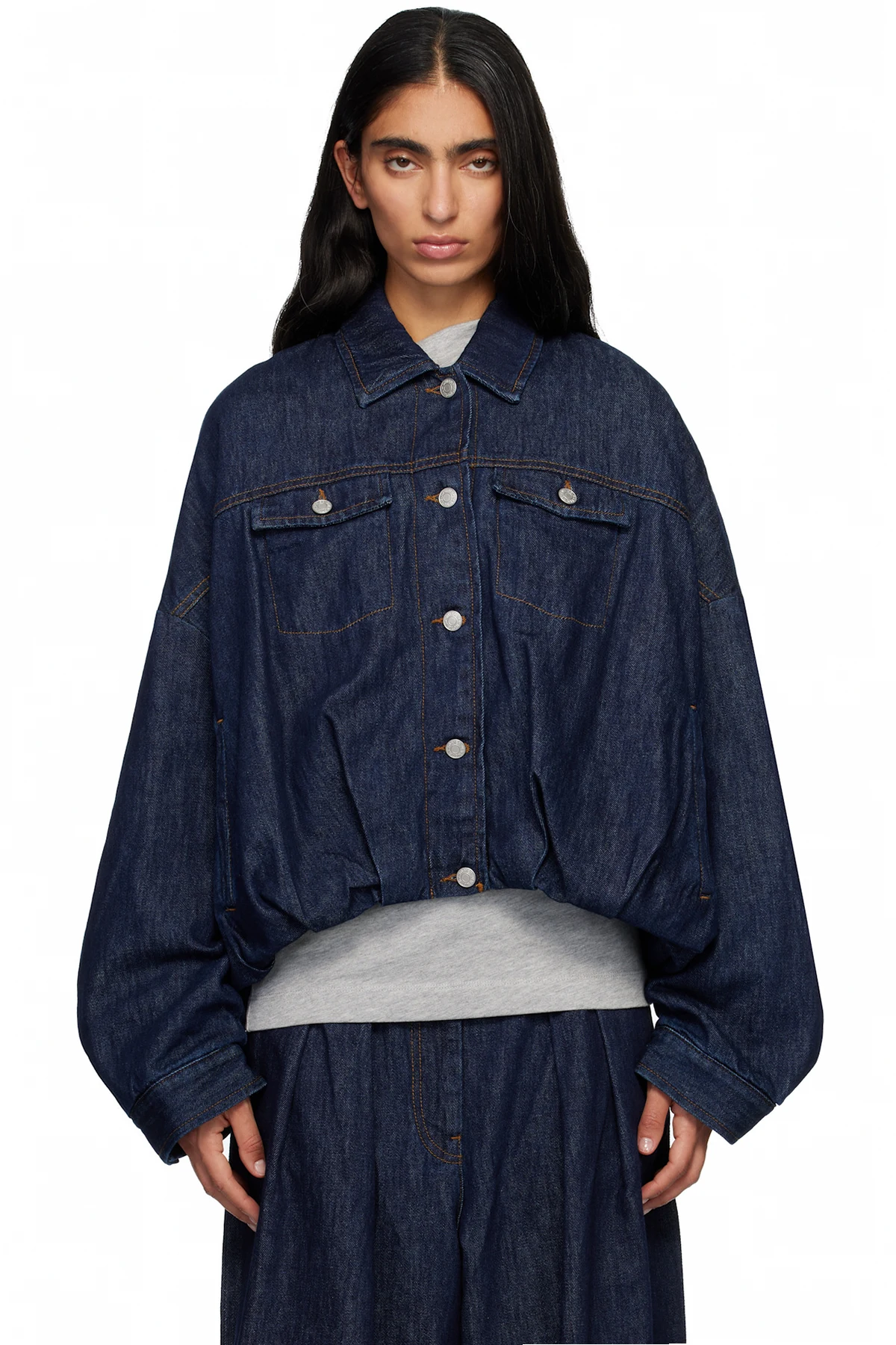 Blue Lined Denim Jacket