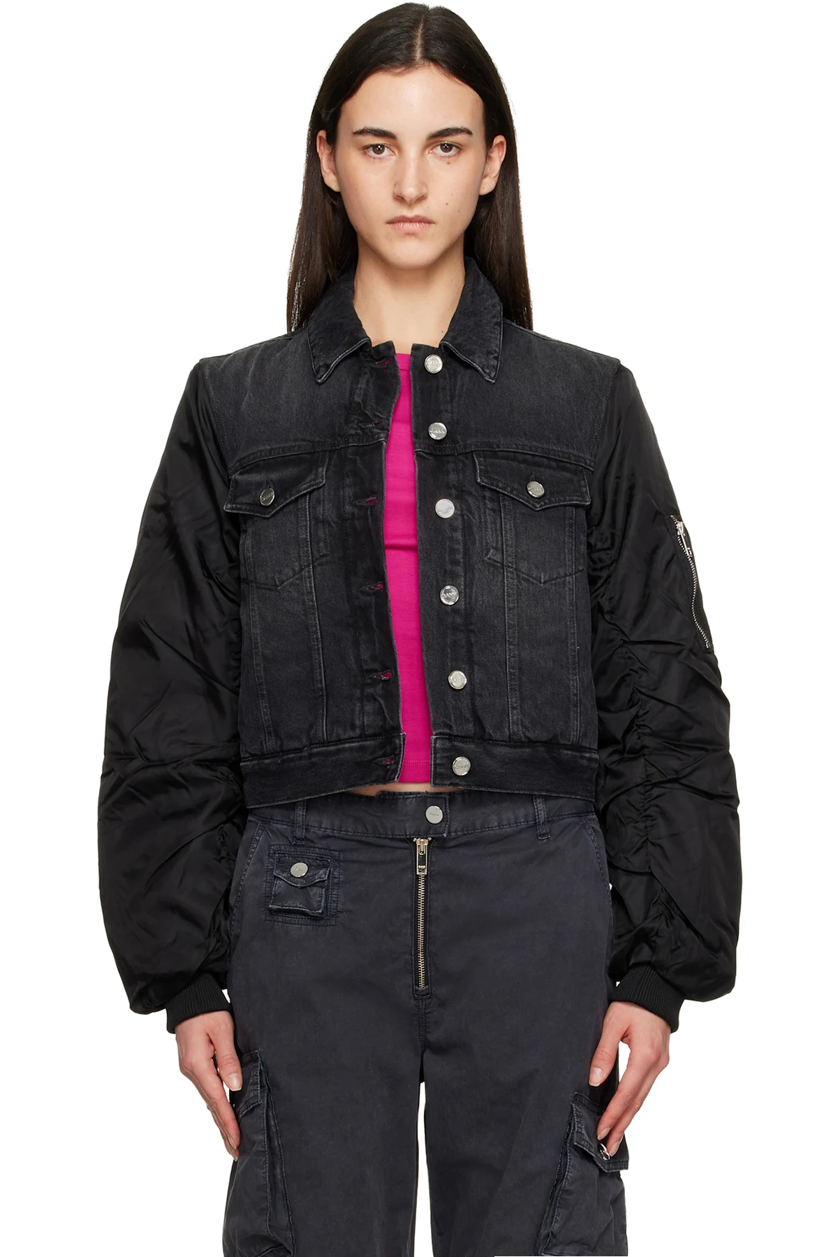 Black Rigid Denim Jacket