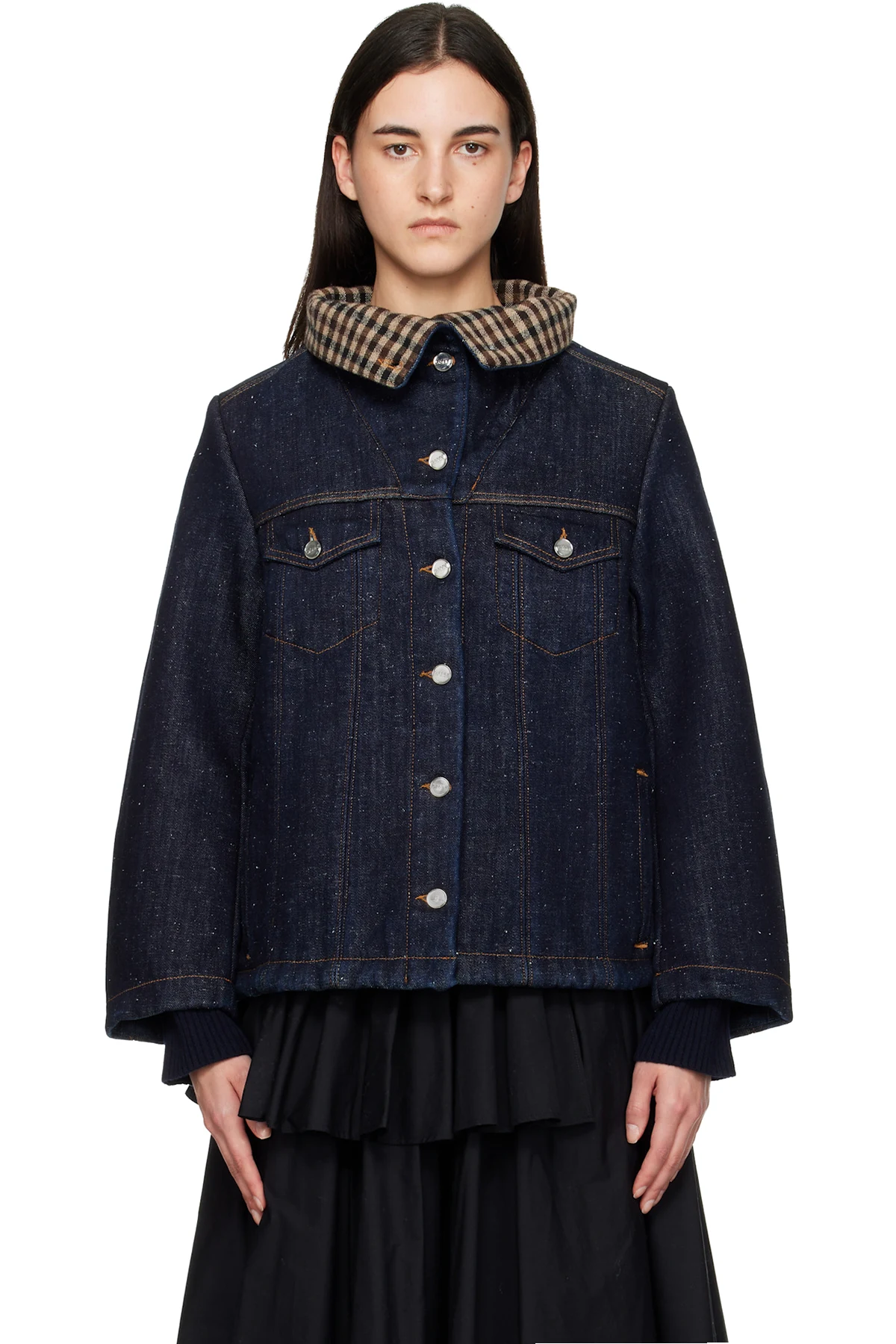 Blue Neppy Denim Jacket