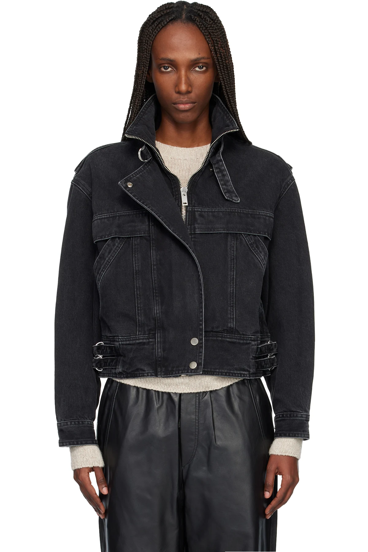 Black Joseline Denim Jacket