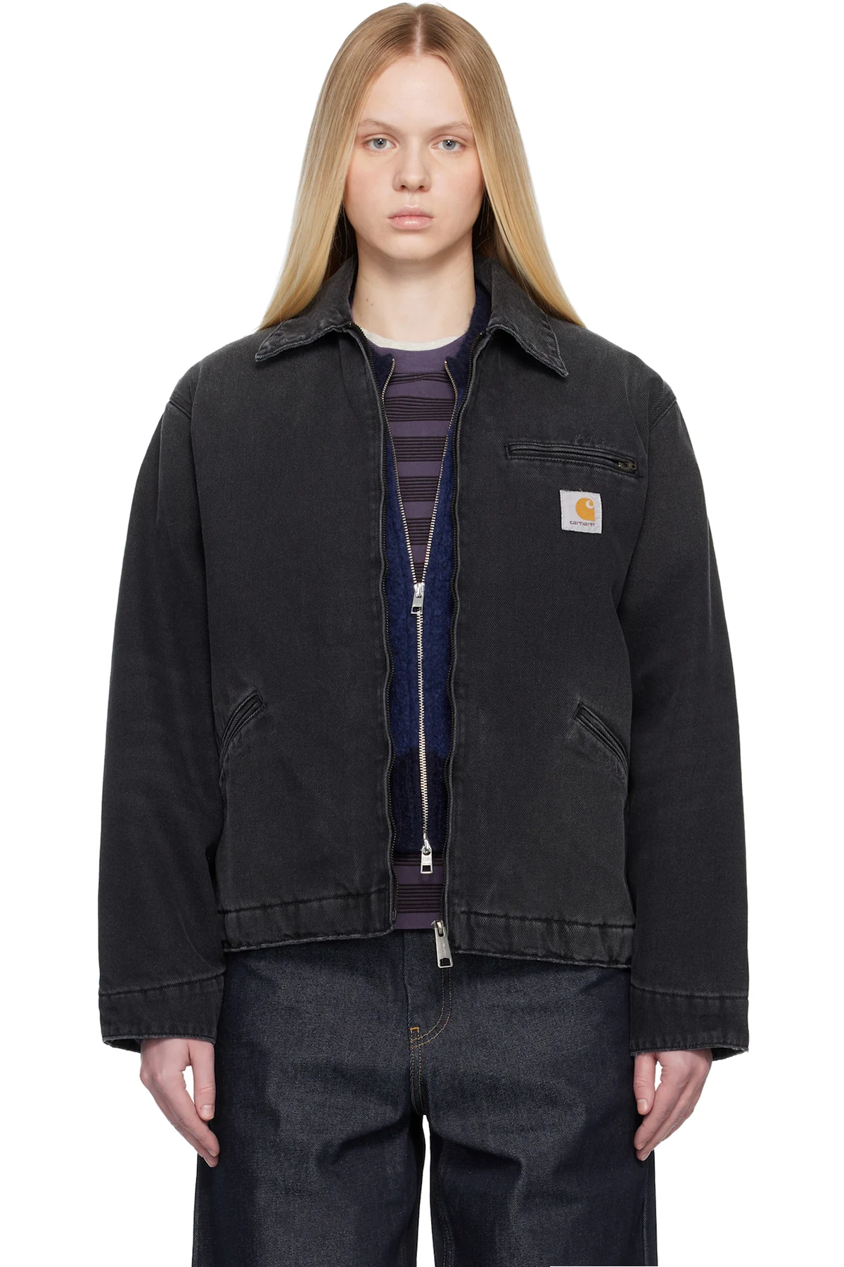 Black OG Detroit Denim Jacket